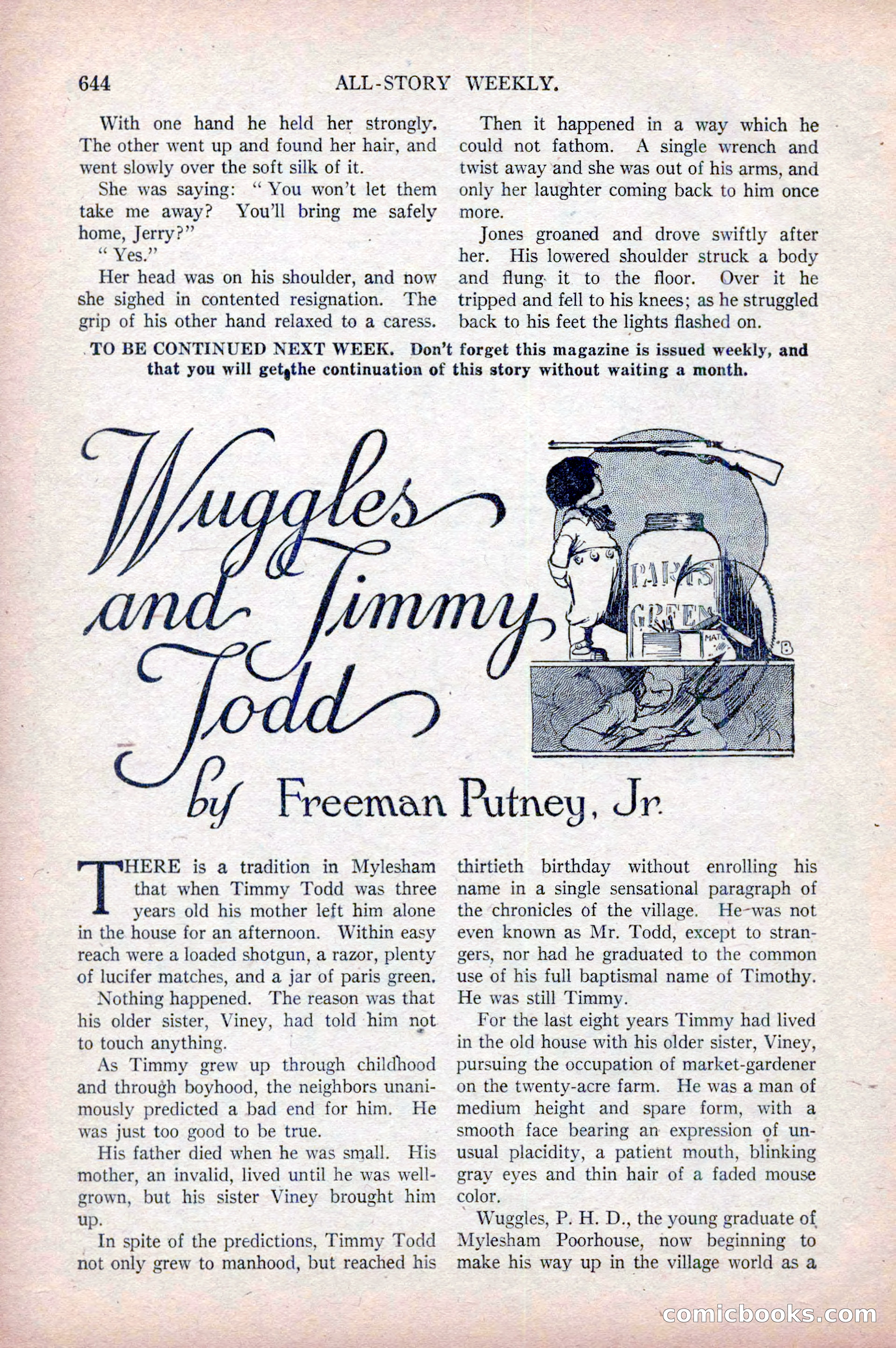 All-Story Weekly, April 5, 1919 — page 126 of 196