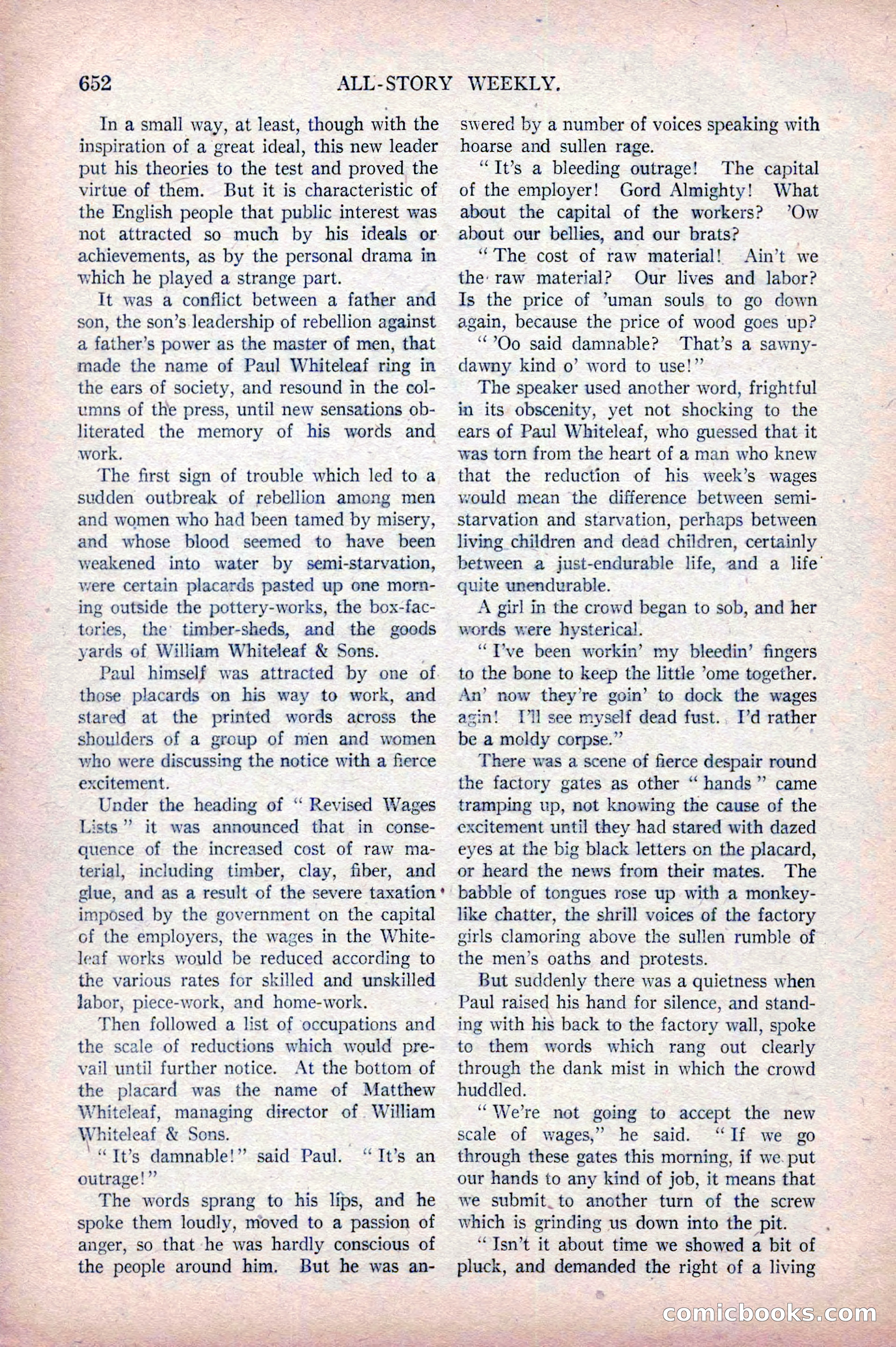All-Story Weekly, April 5, 1919 — page 134 of 196