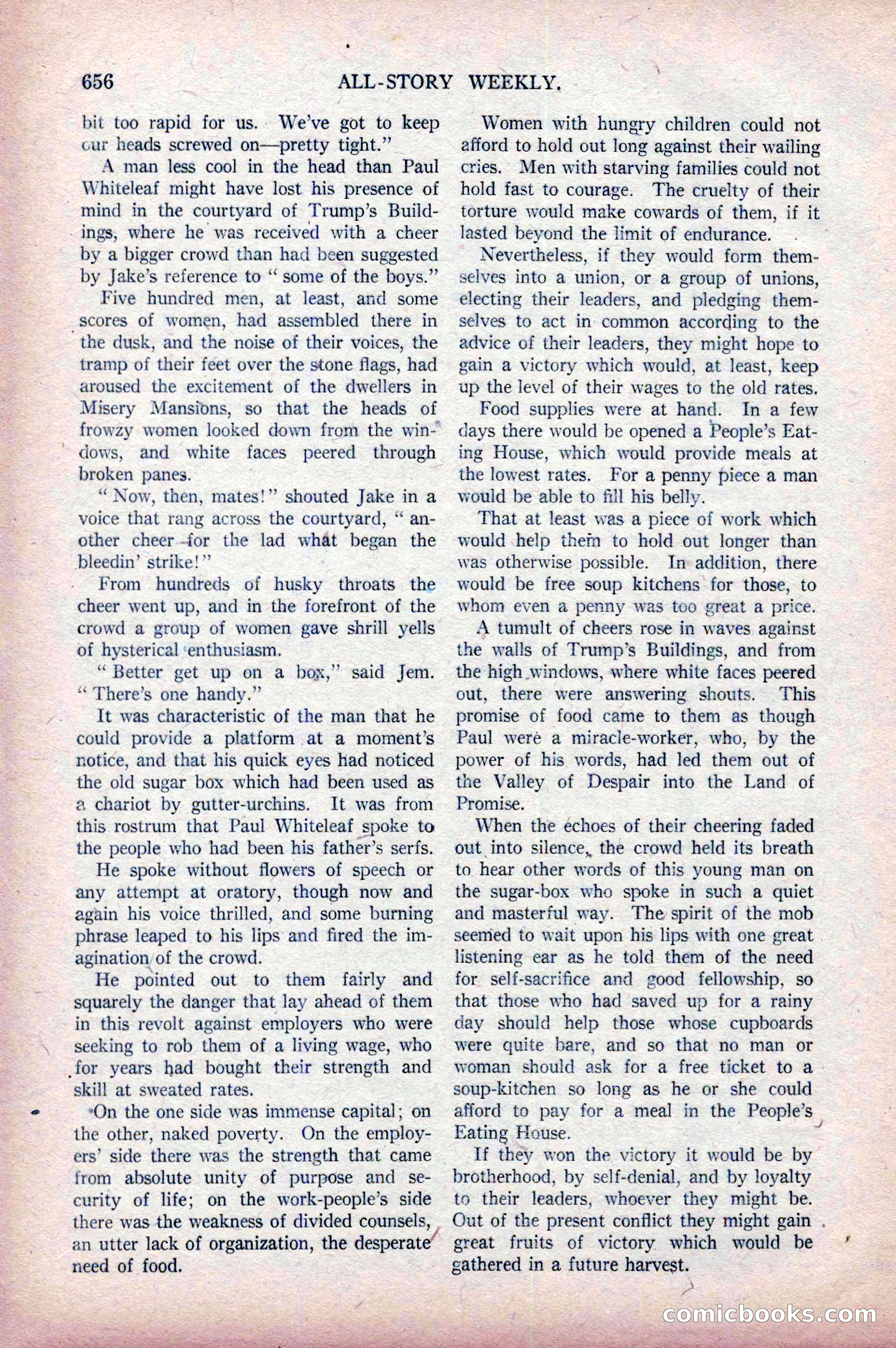 All-Story Weekly, April 5, 1919 — page 138 of 196