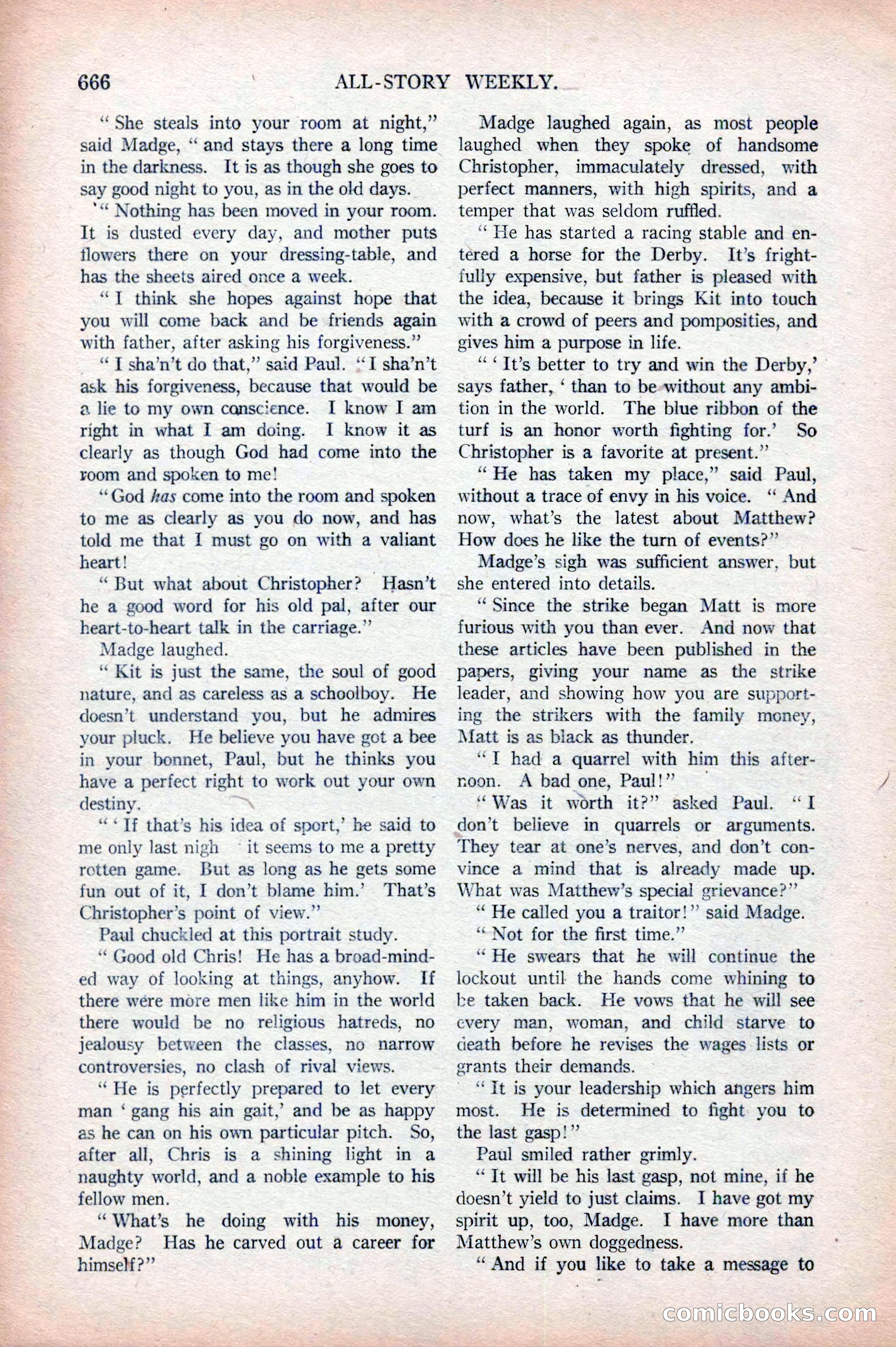 All-Story Weekly, April 5, 1919 — page 148 of 196