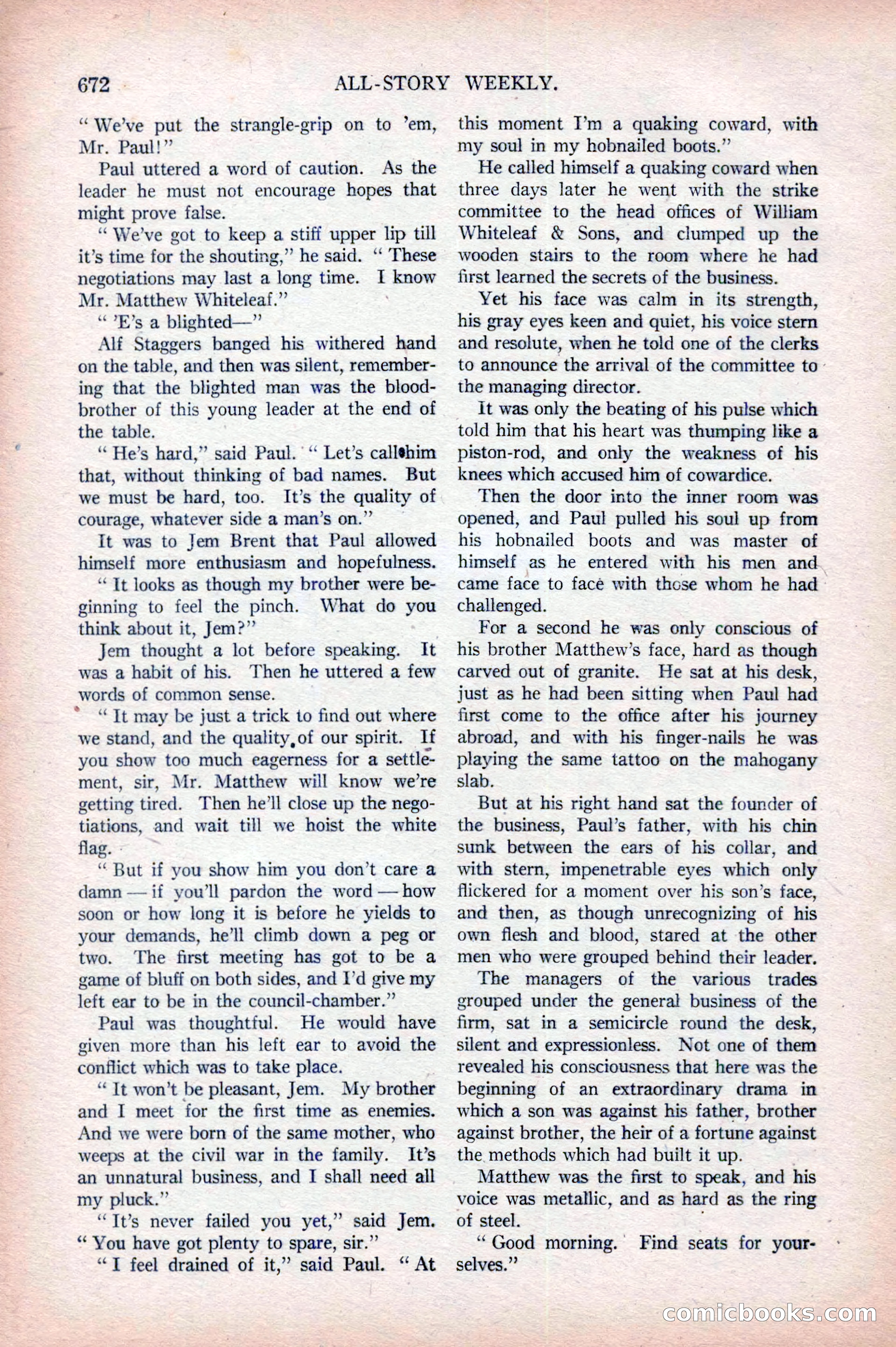 All-Story Weekly, April 5, 1919 — page 154 of 196