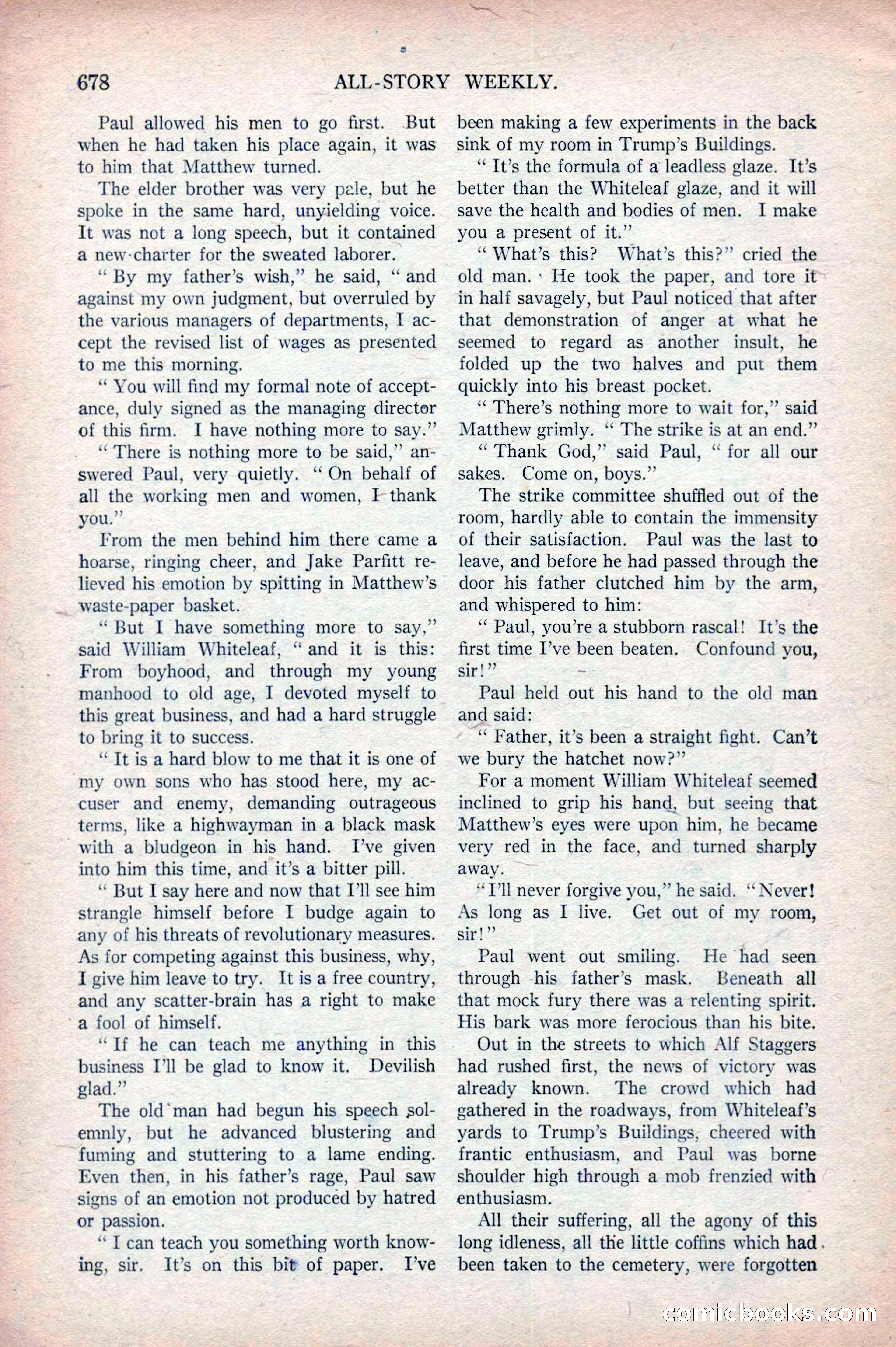 All-Story Weekly, April 5, 1919 — page 160 of 196