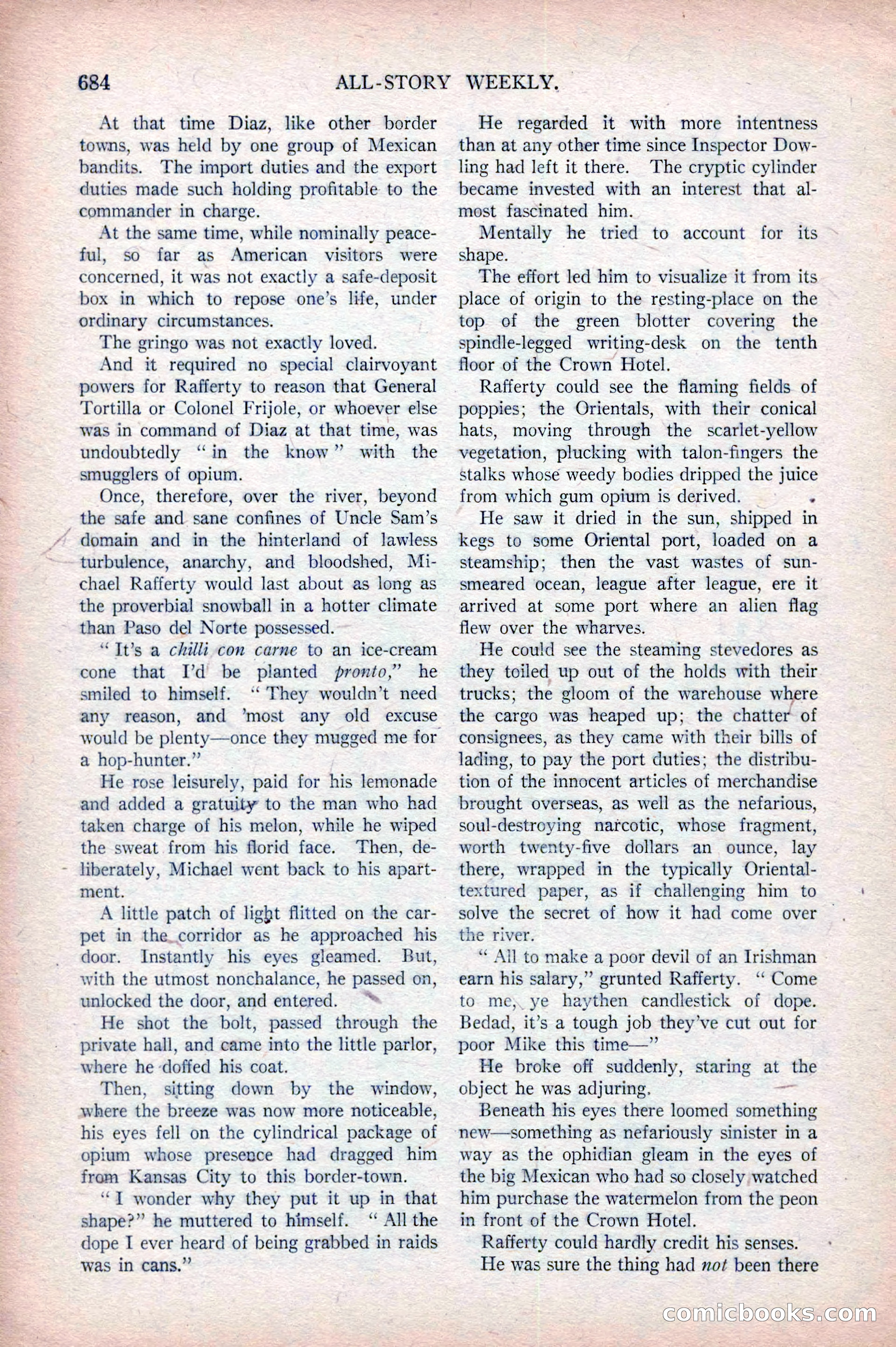 All-Story Weekly, April 5, 1919 — page 166 of 196