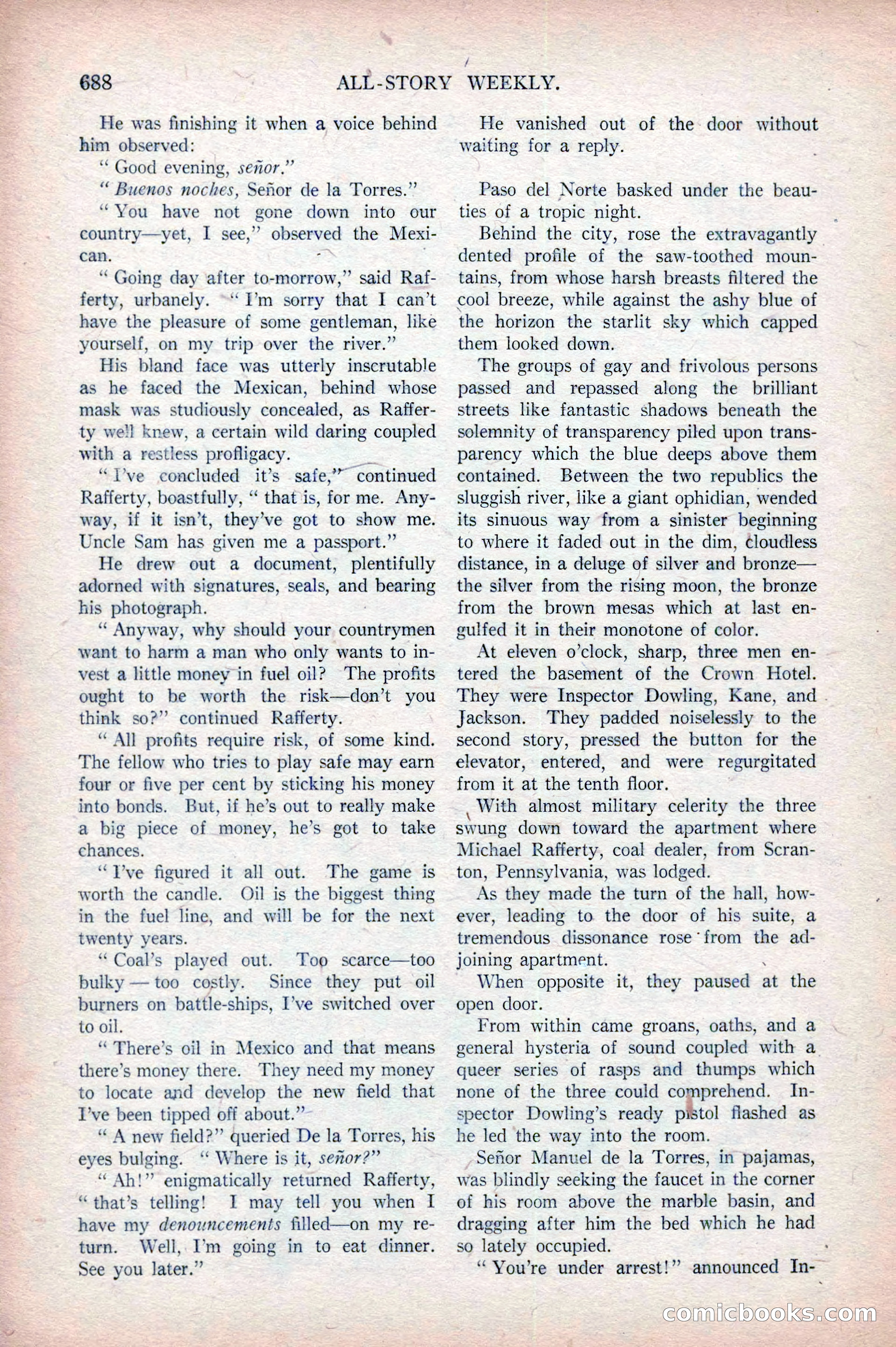 All-Story Weekly, April 5, 1919 — page 170 of 196