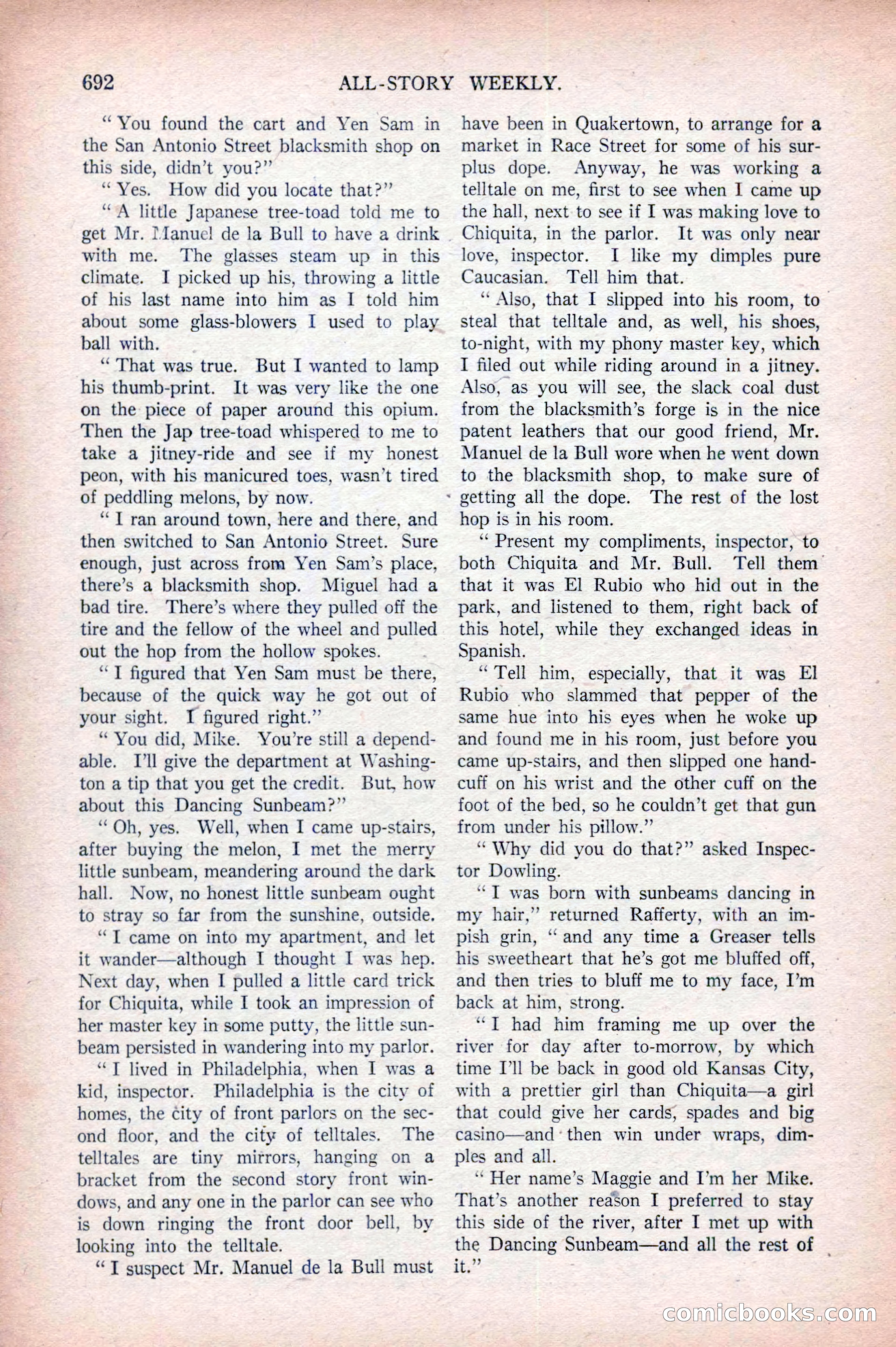 All-Story Weekly, April 5, 1919 — page 174 of 196