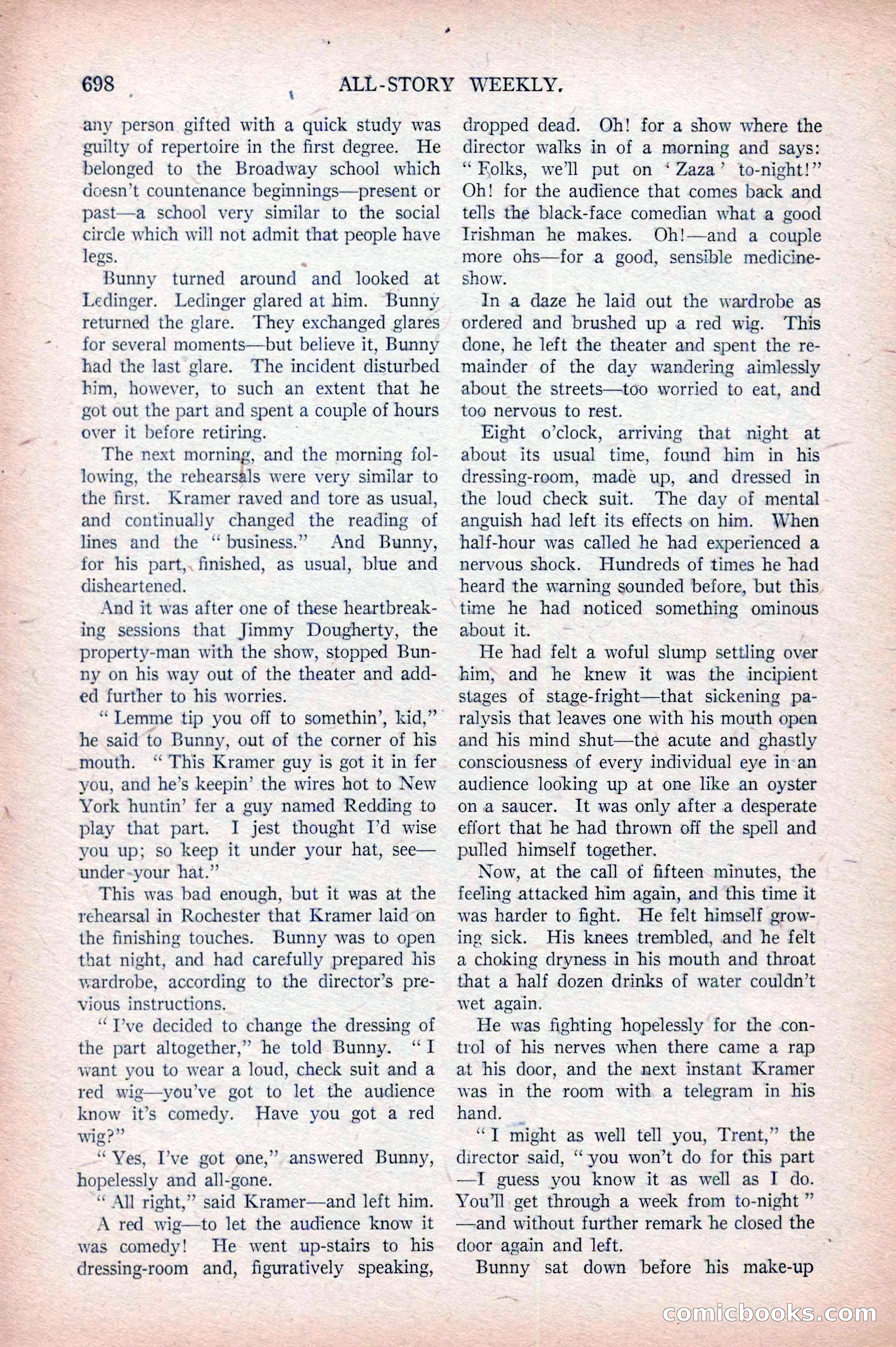 All-Story Weekly, April 5, 1919 — page 180 of 196