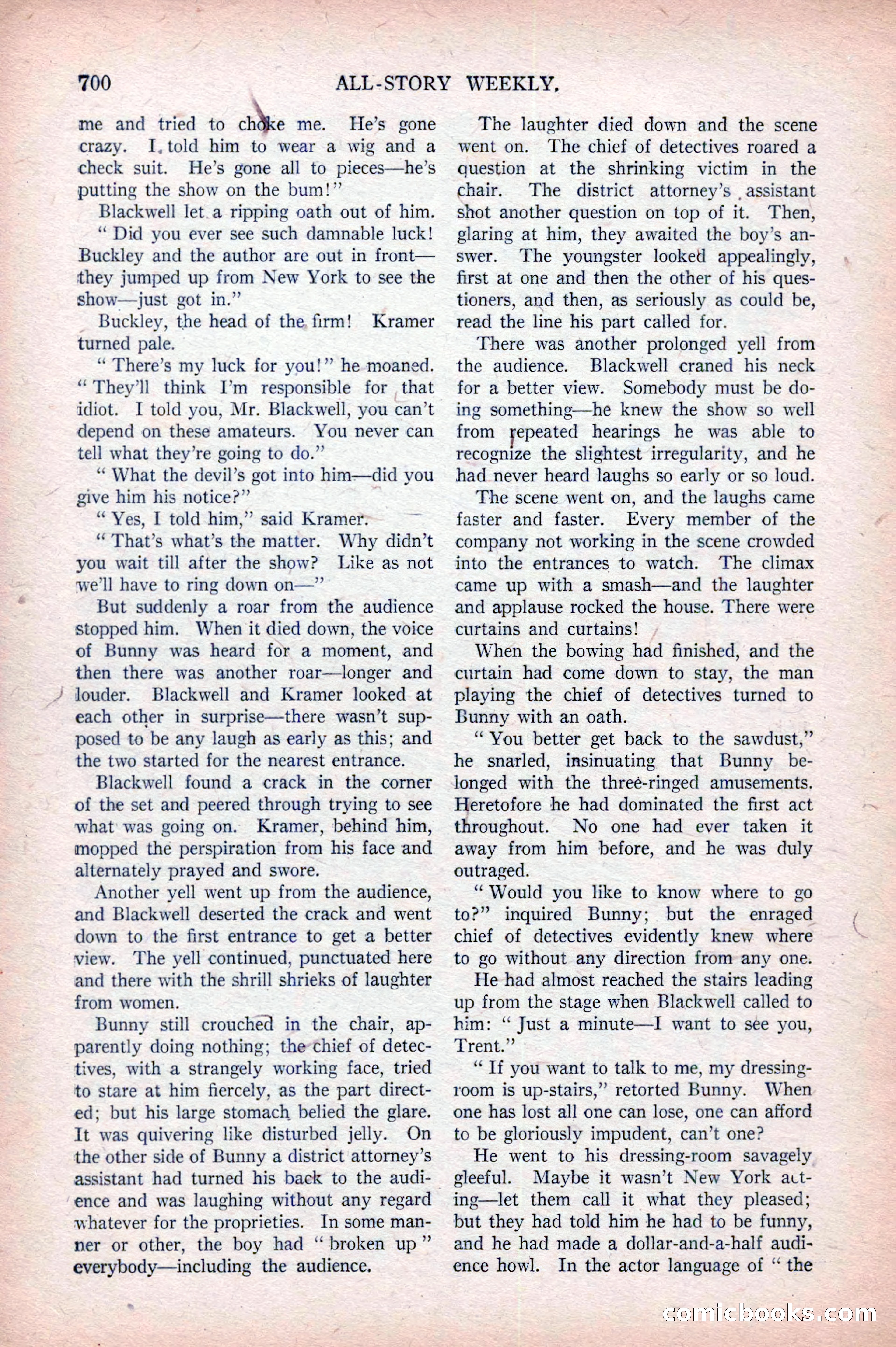 All-Story Weekly, April 5, 1919 — page 182 of 196