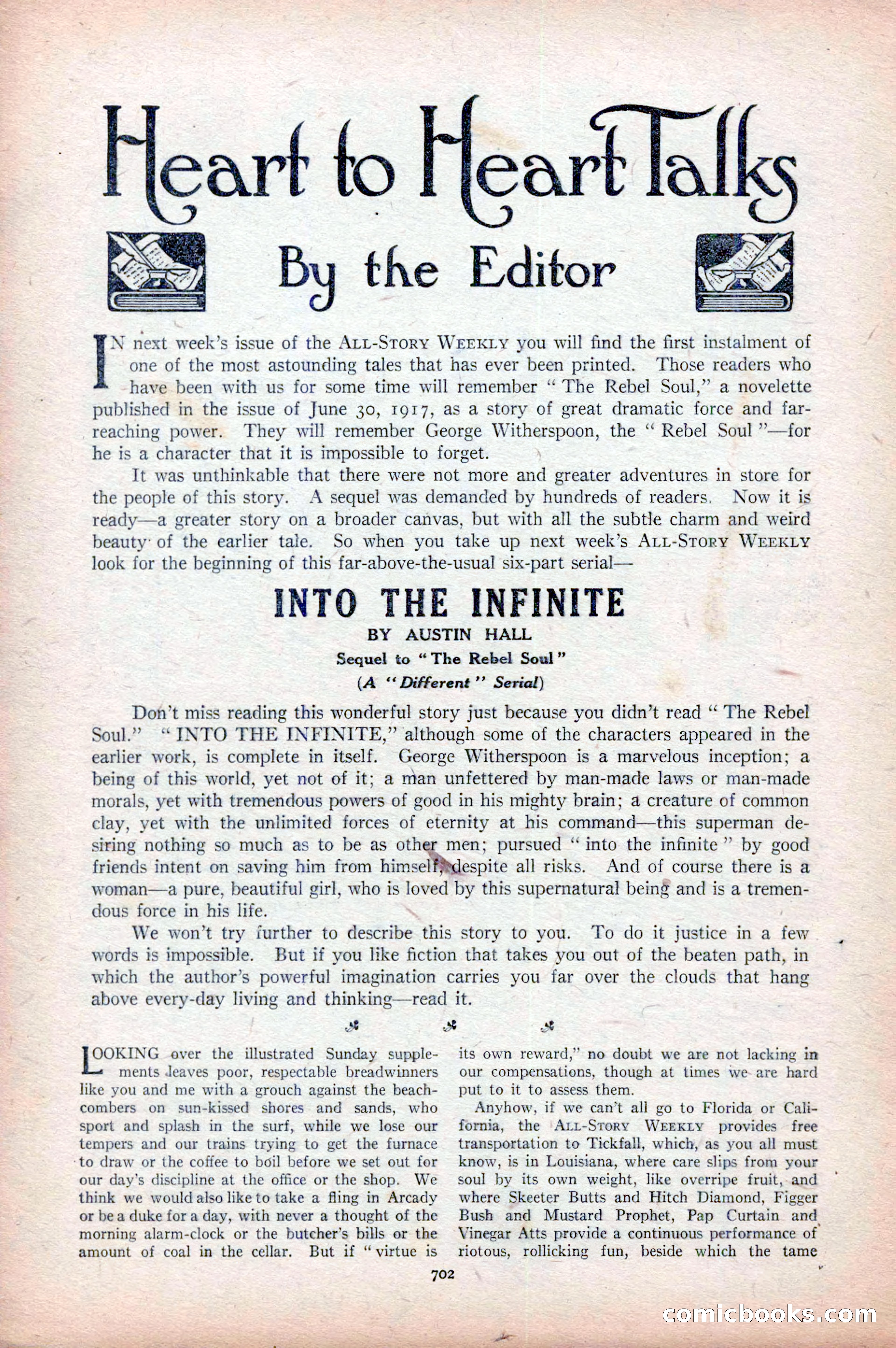 All-Story Weekly, April 5, 1919 — page 184 of 196