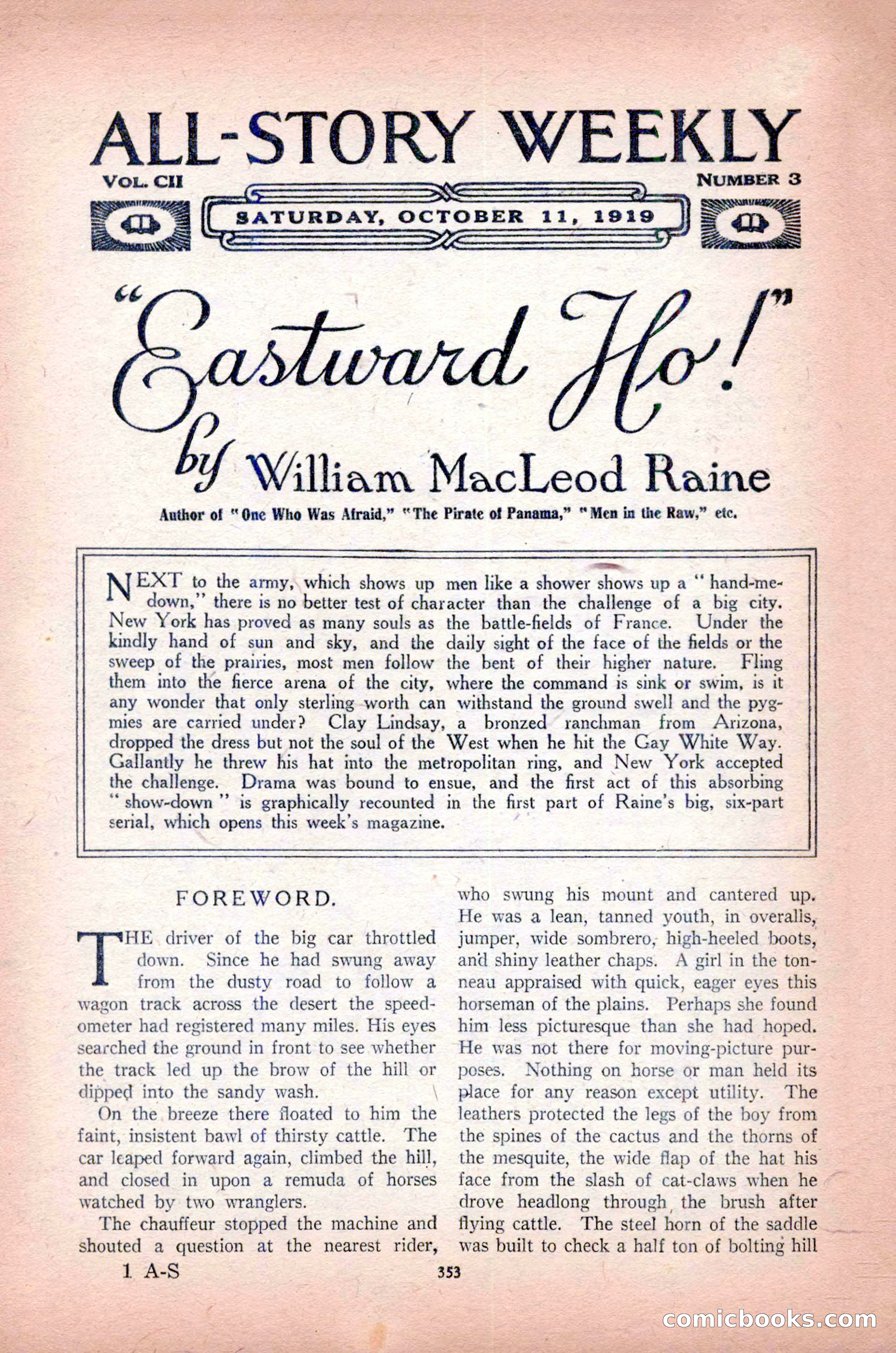 All-Story Weekly, Vol. 102, No. 3 — page 11 of 200