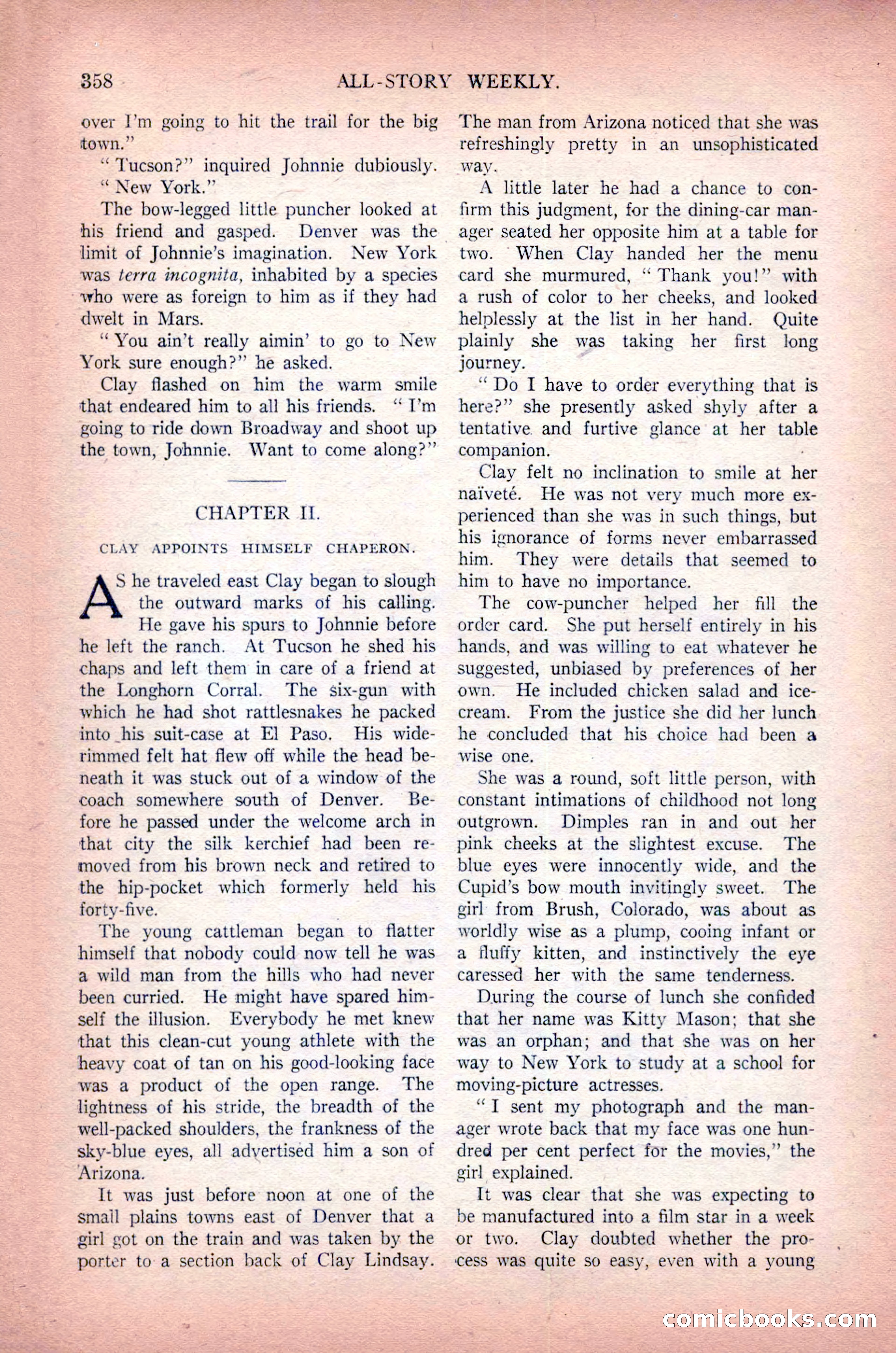 All-Story Weekly, Vol. 102, No. 3 — page 16 of 200