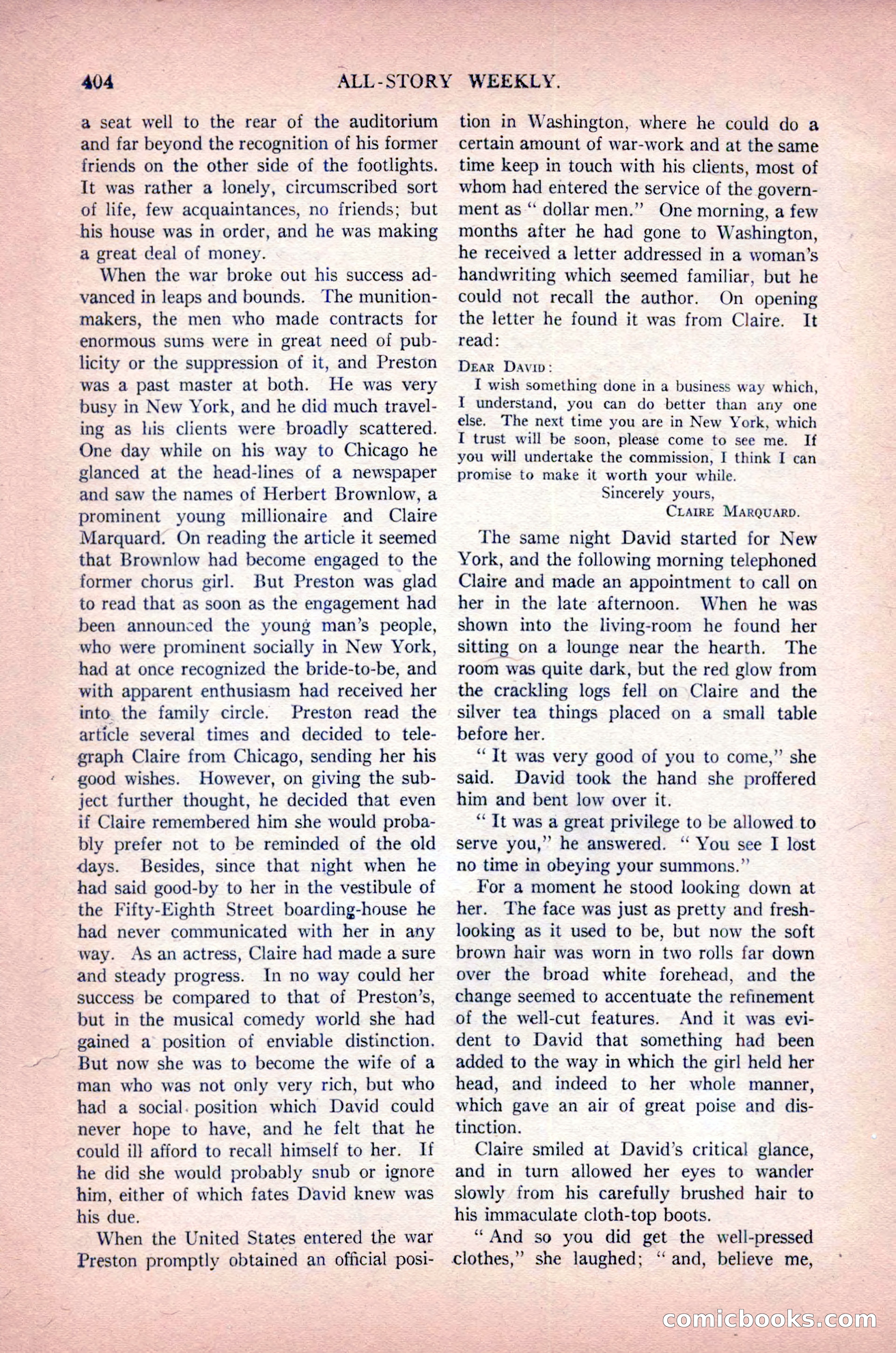 All-Story Weekly, Vol. 102, No. 3 — page 62 of 200