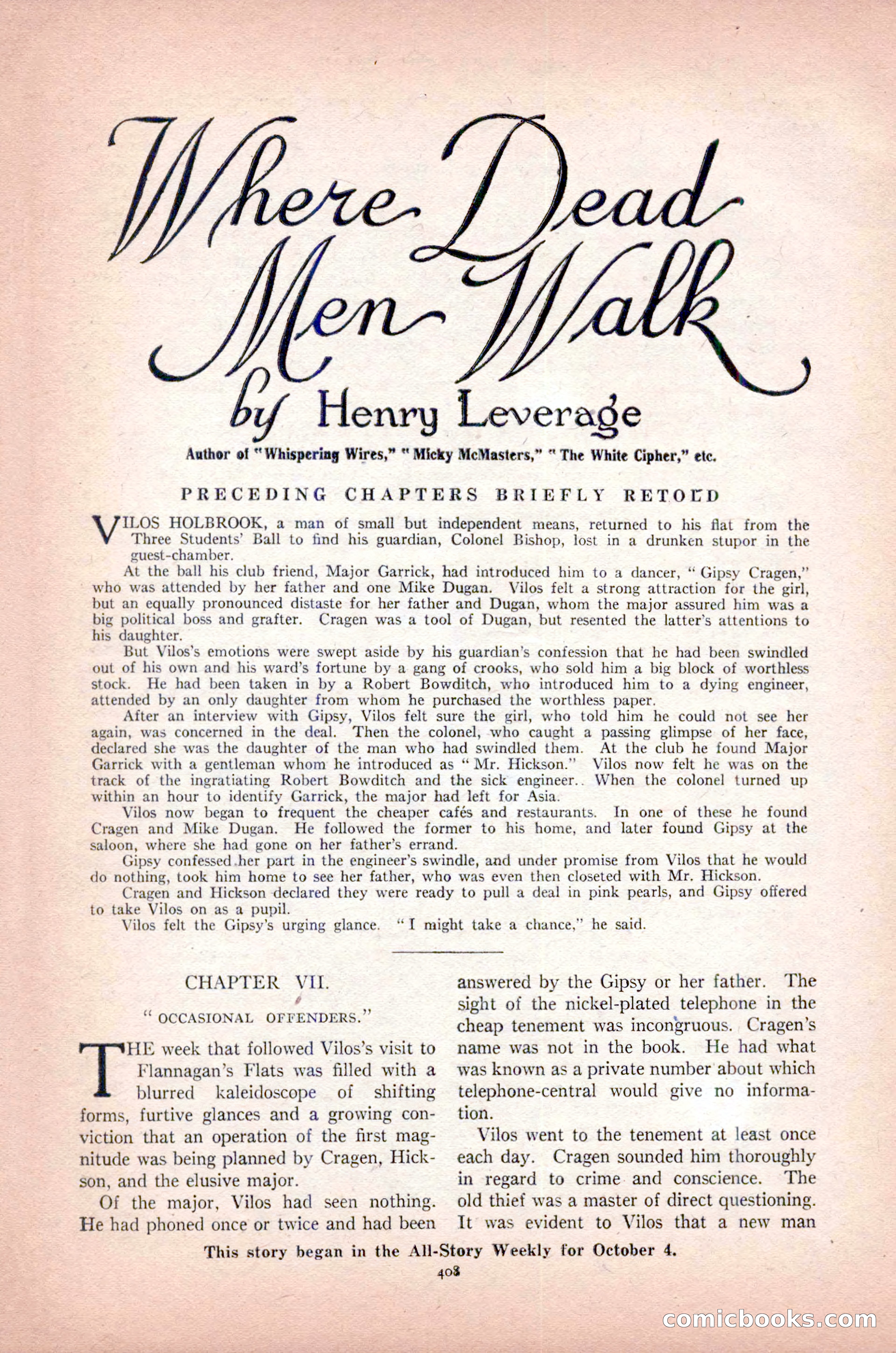 All-Story Weekly, Vol. 102, No. 3 — page 66 of 200