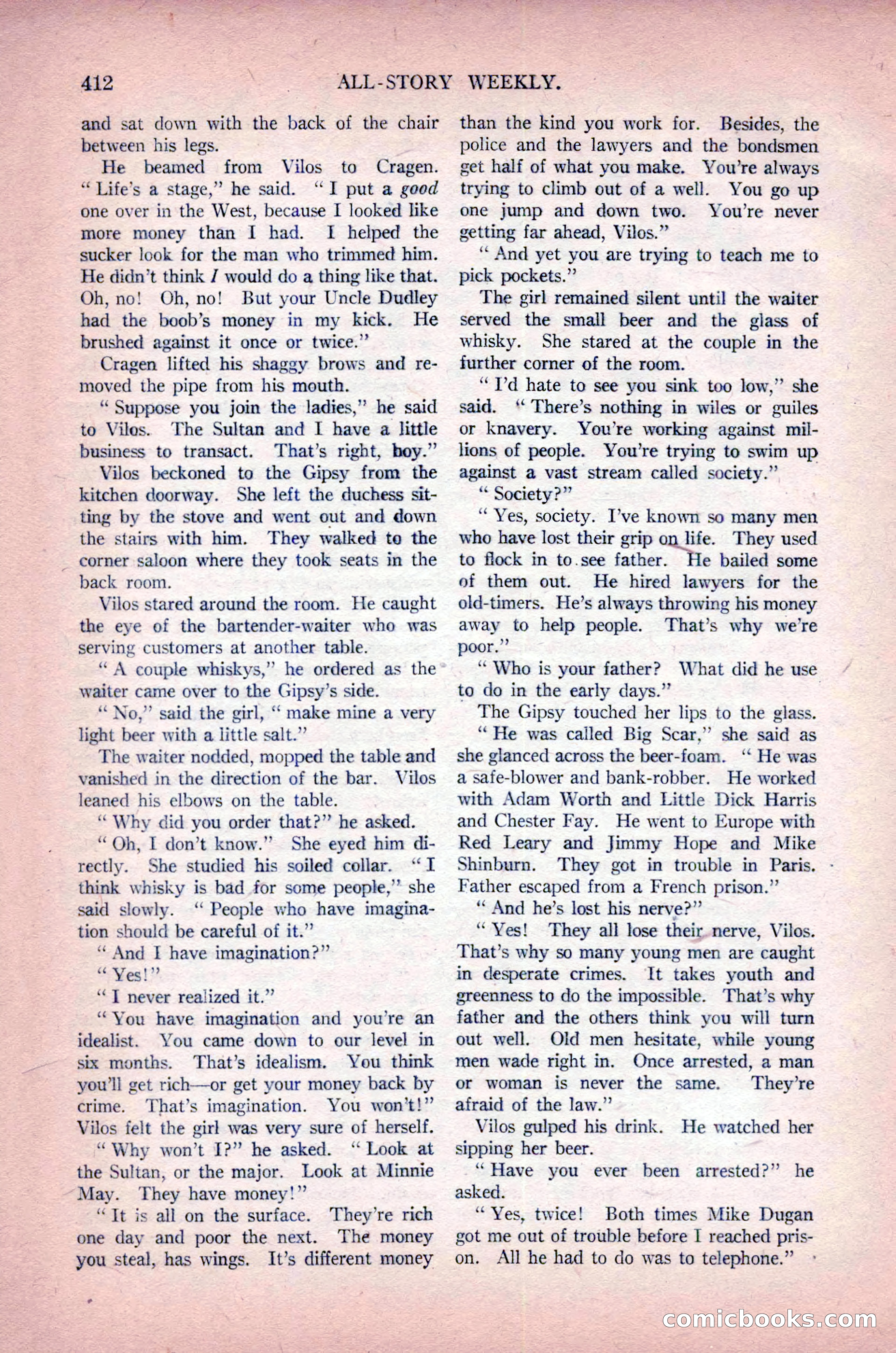 All-Story Weekly, Vol. 102, No. 3 — page 70 of 200