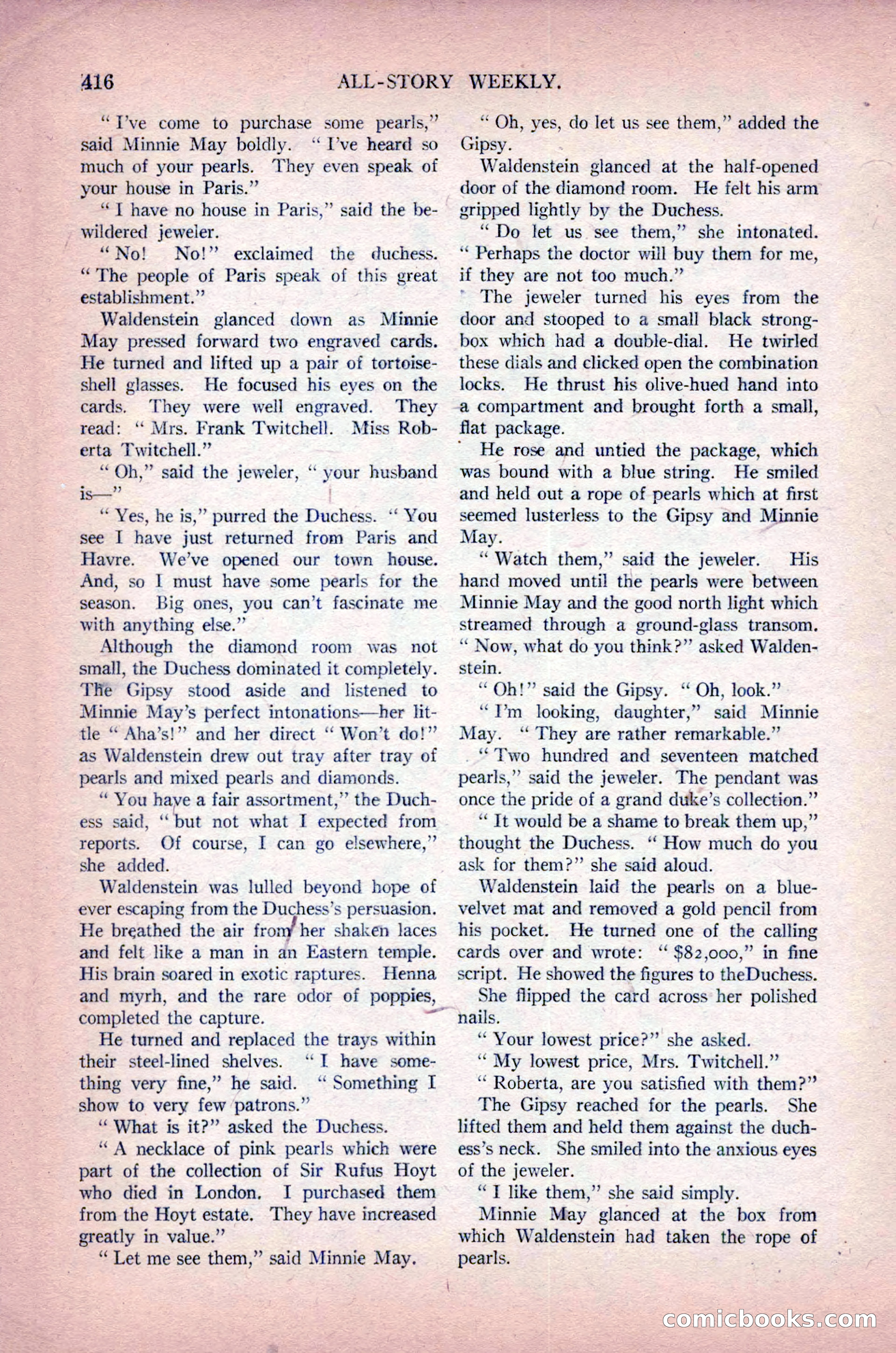 All-Story Weekly, Vol. 102, No. 3 — page 74 of 200