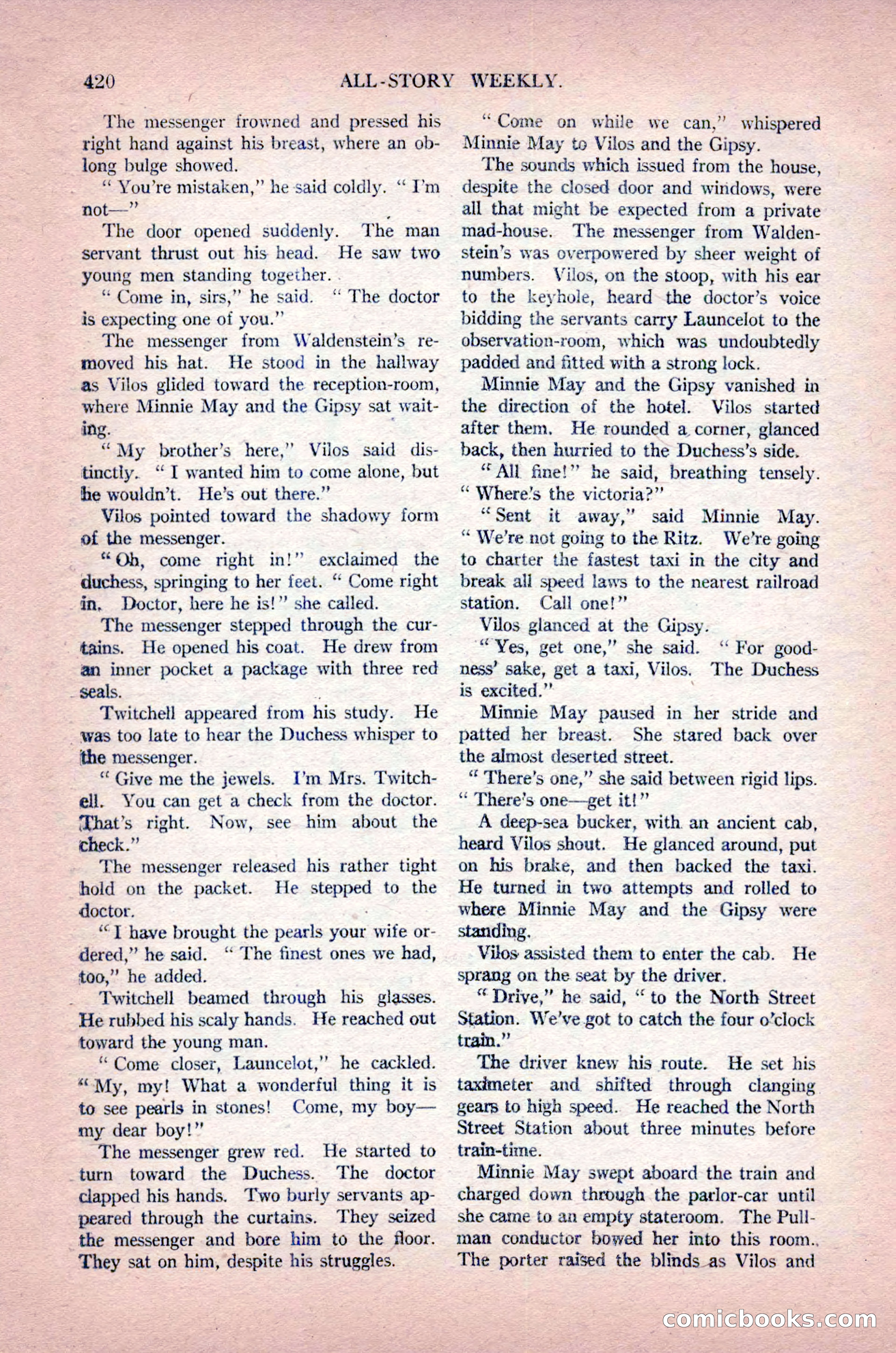 All-Story Weekly, Vol. 102, No. 3 — page 78 of 200