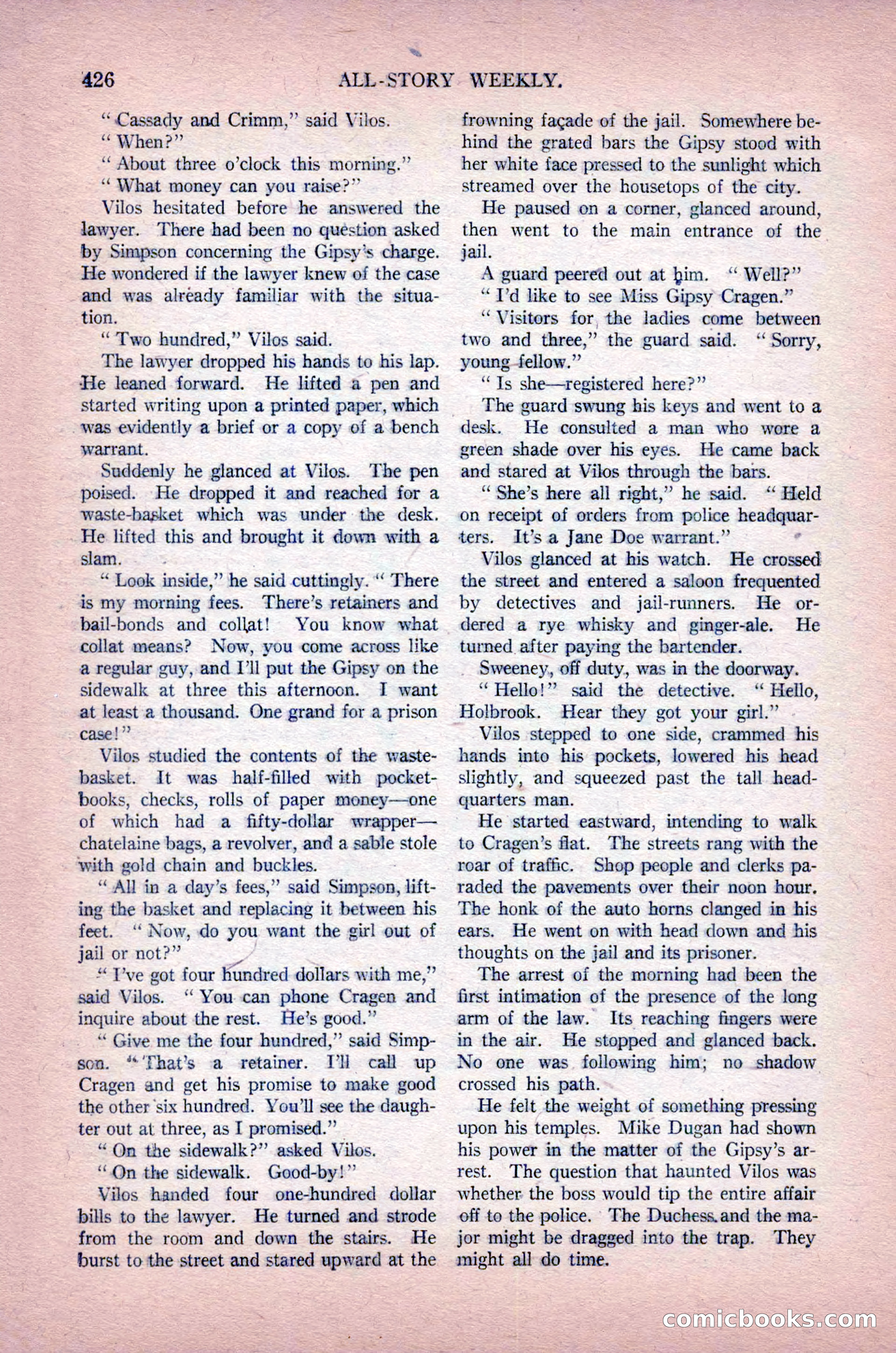 All-Story Weekly, Vol. 102, No. 3 — page 84 of 200