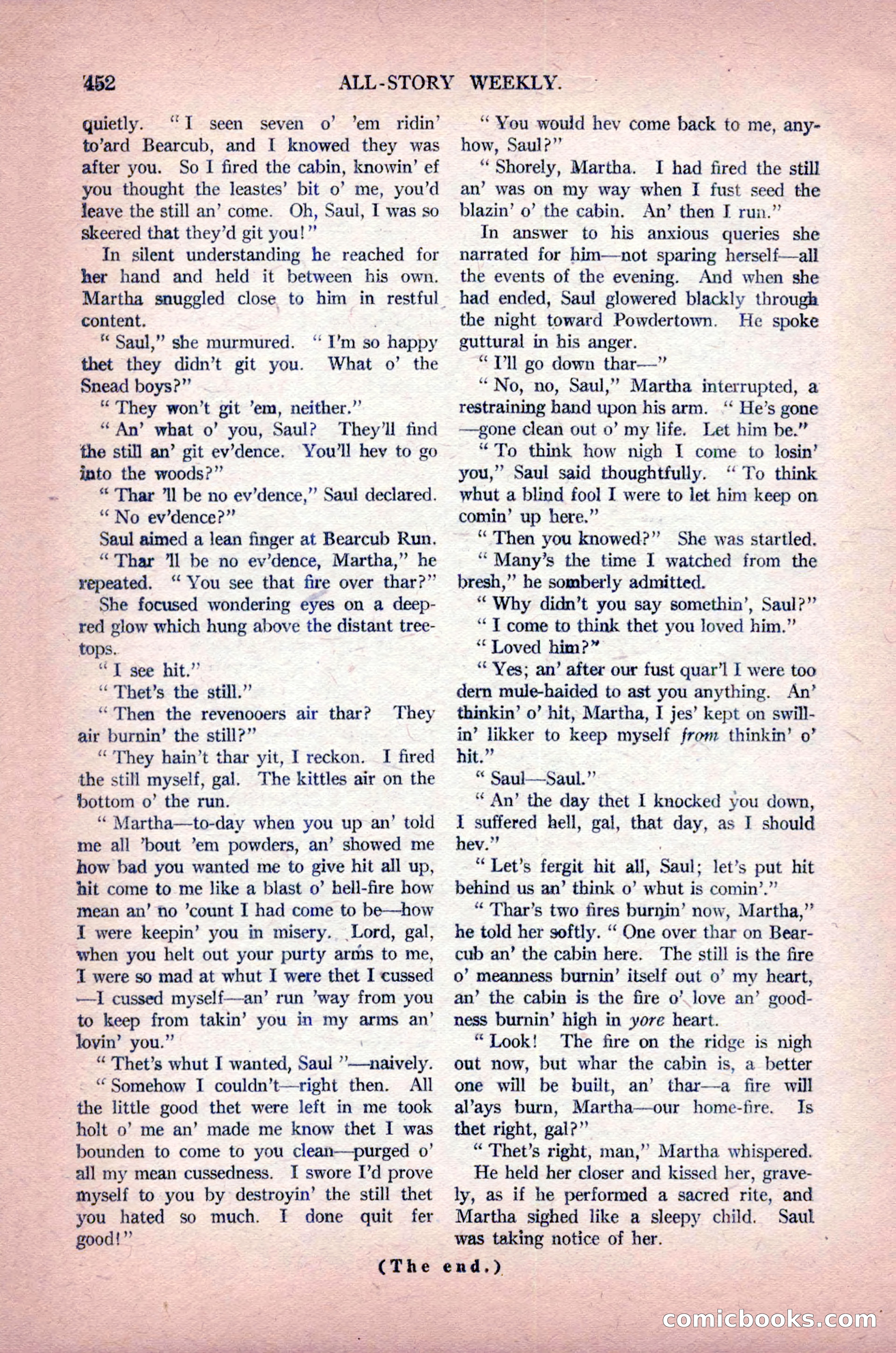 All-Story Weekly, Vol. 102, No. 3 — page 110 of 200
