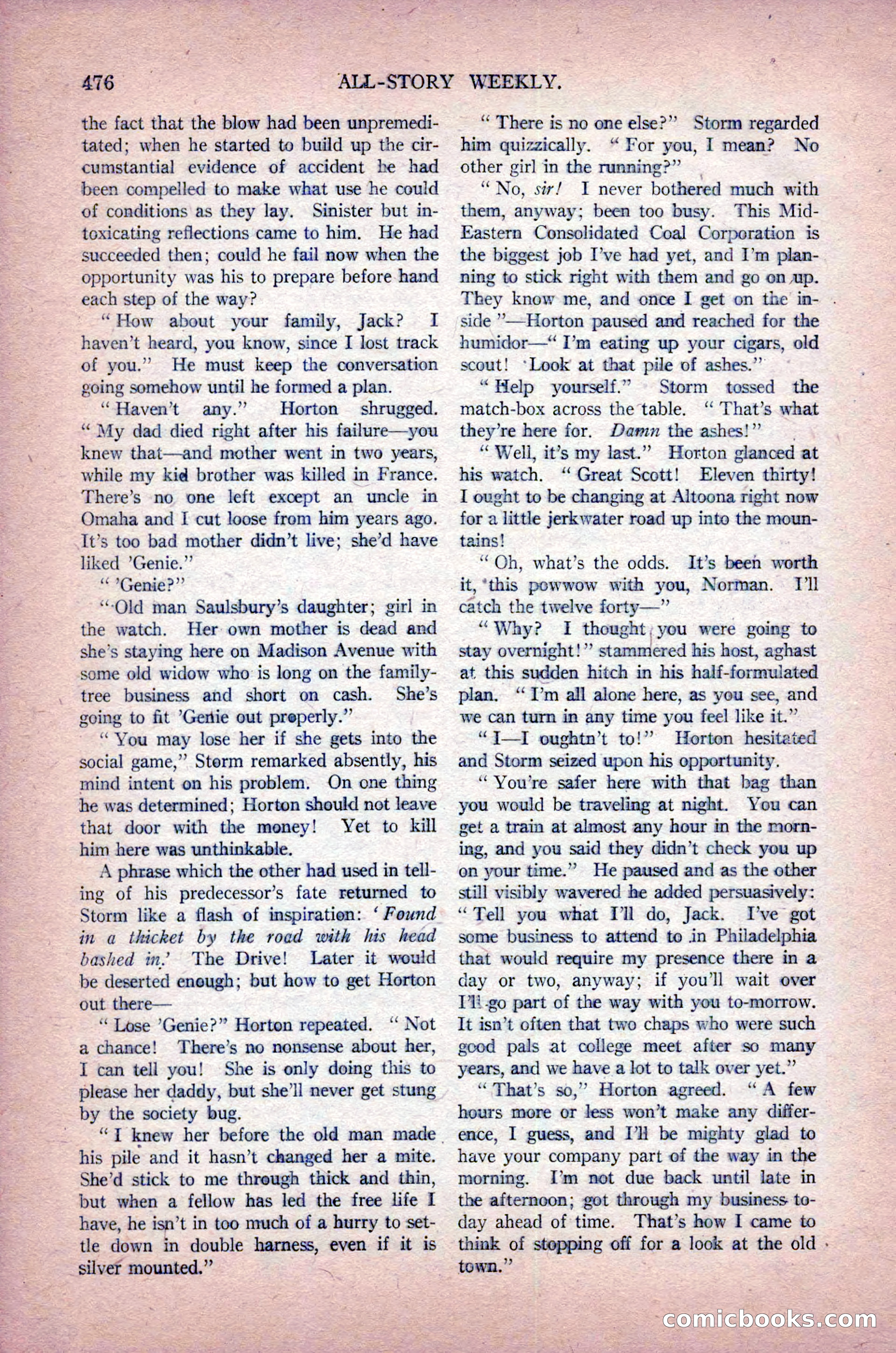 All-Story Weekly, Vol. 102, No. 3 — page 134 of 200