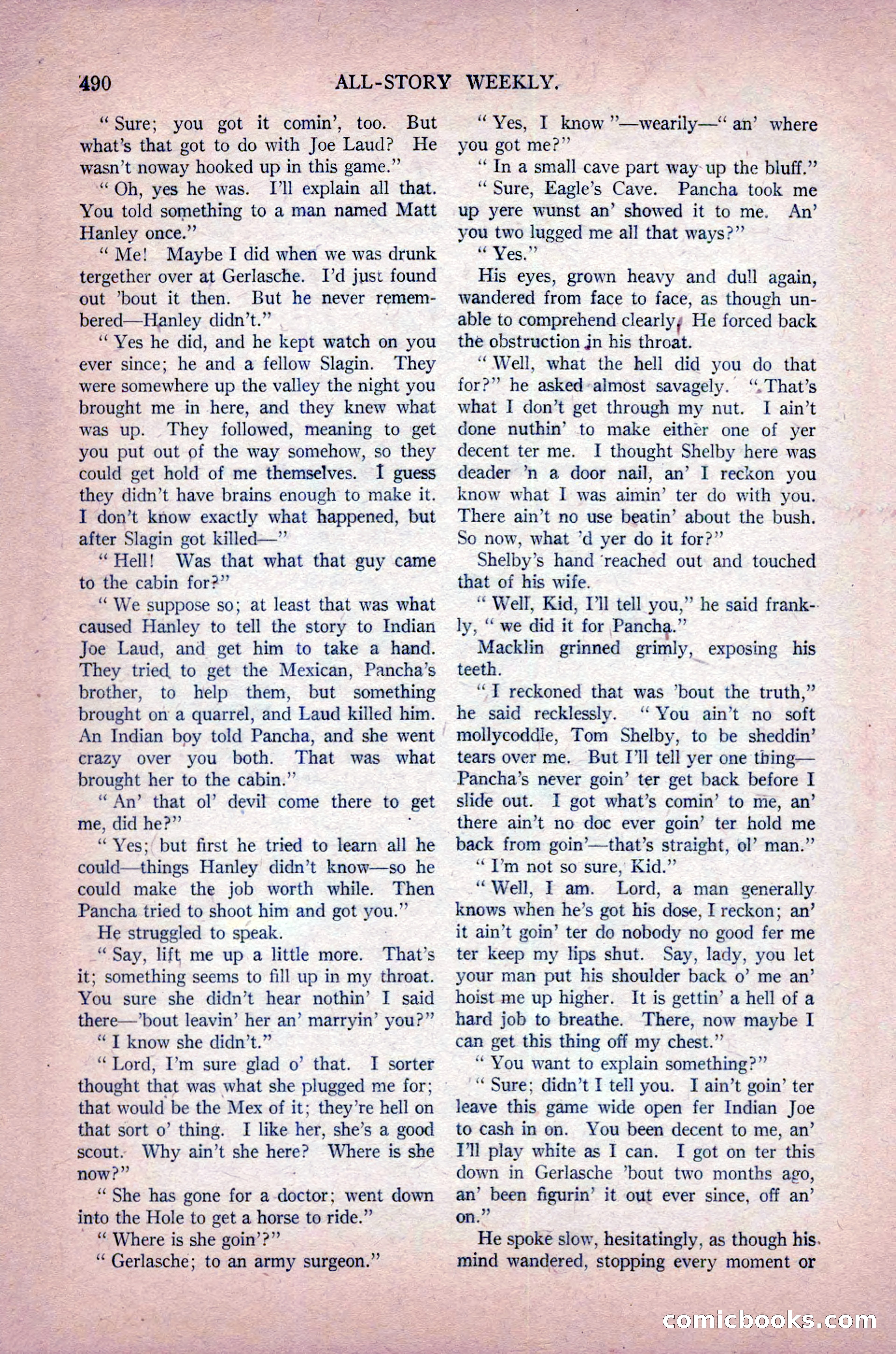 All-Story Weekly, Vol. 102, No. 3 — page 148 of 200