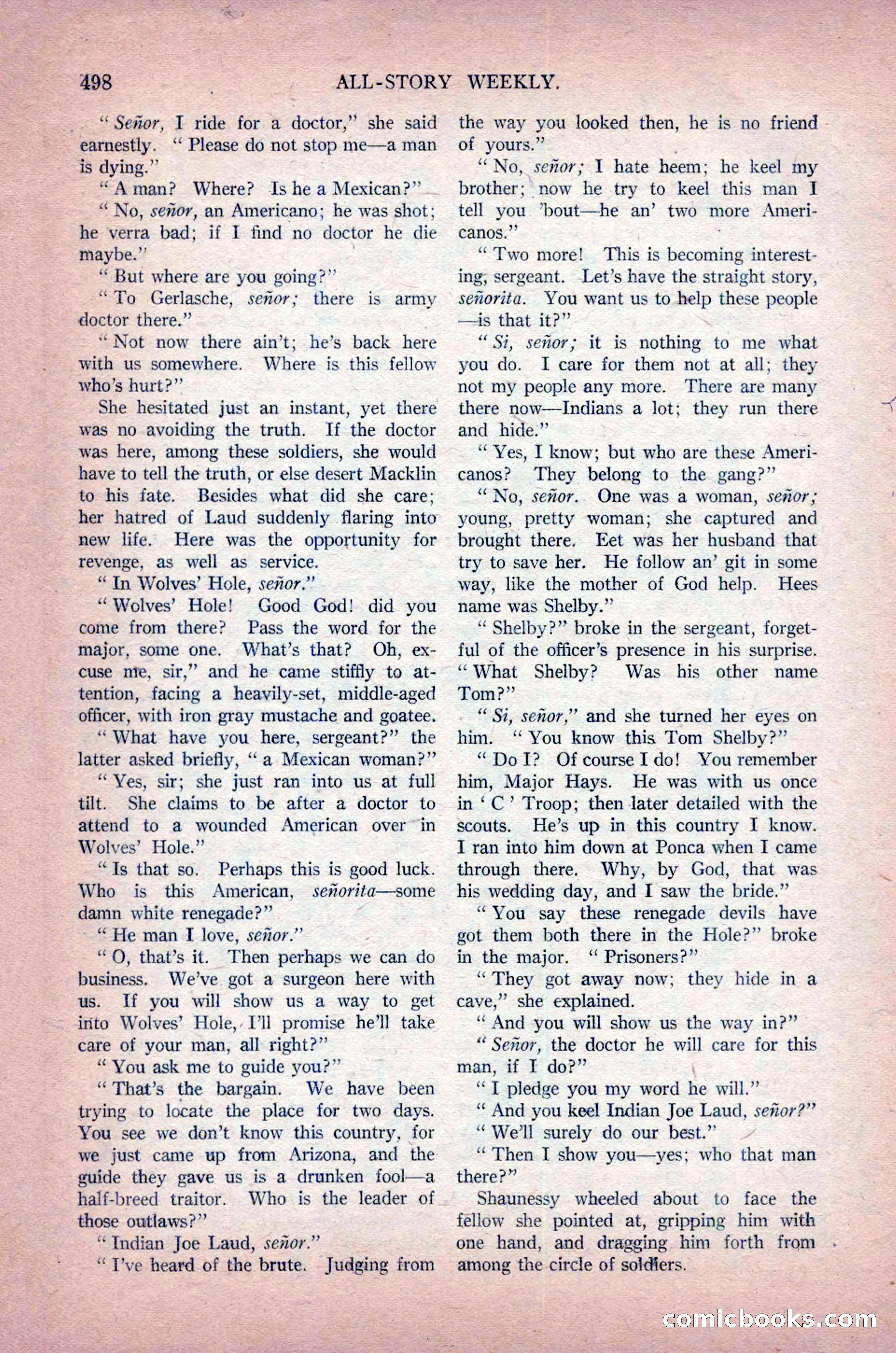 All-Story Weekly, Vol. 102, No. 3 — page 156 of 200