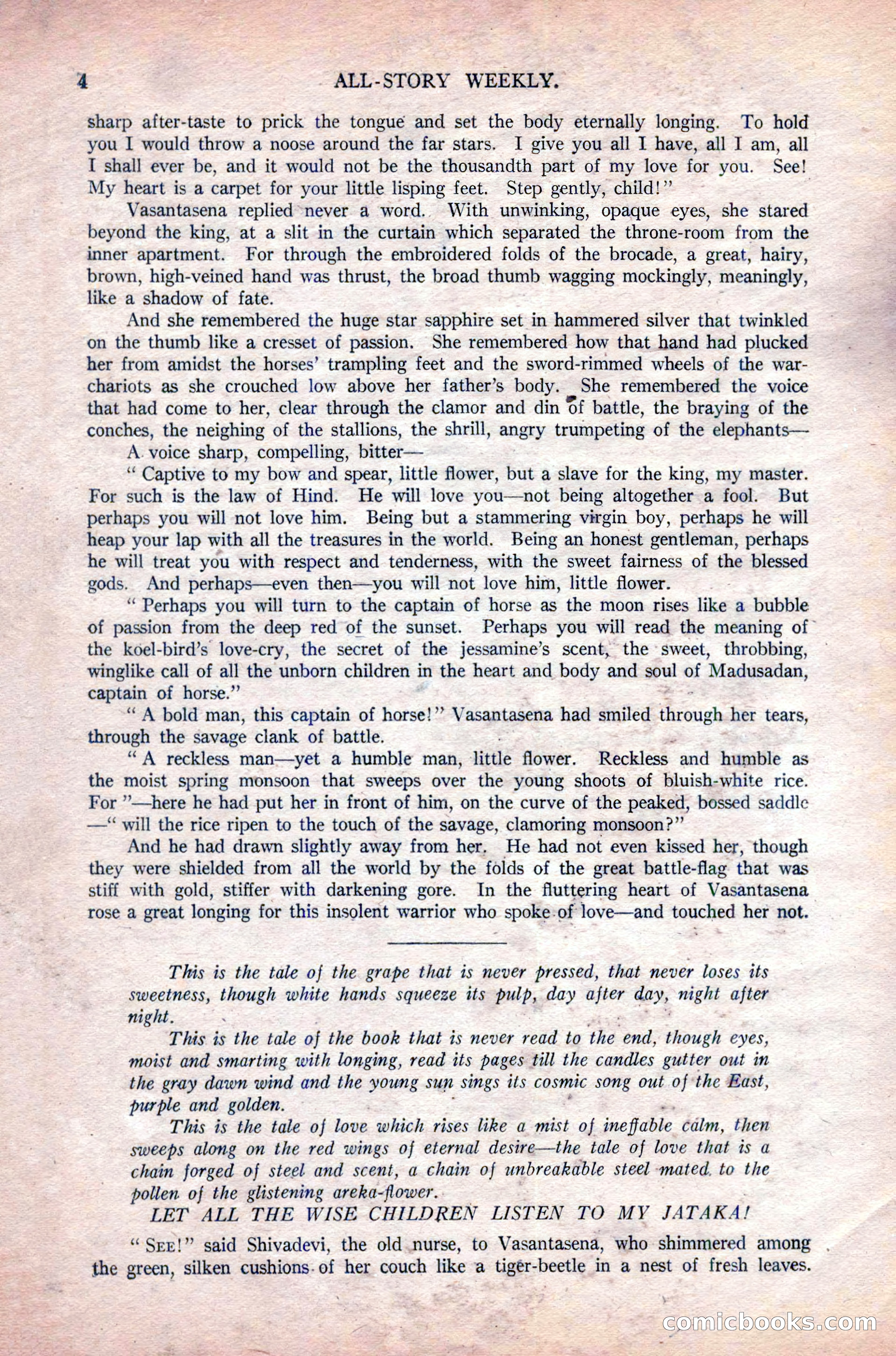 All-Story Weekly, Vol. 108 No. 1 — page 14 of 180