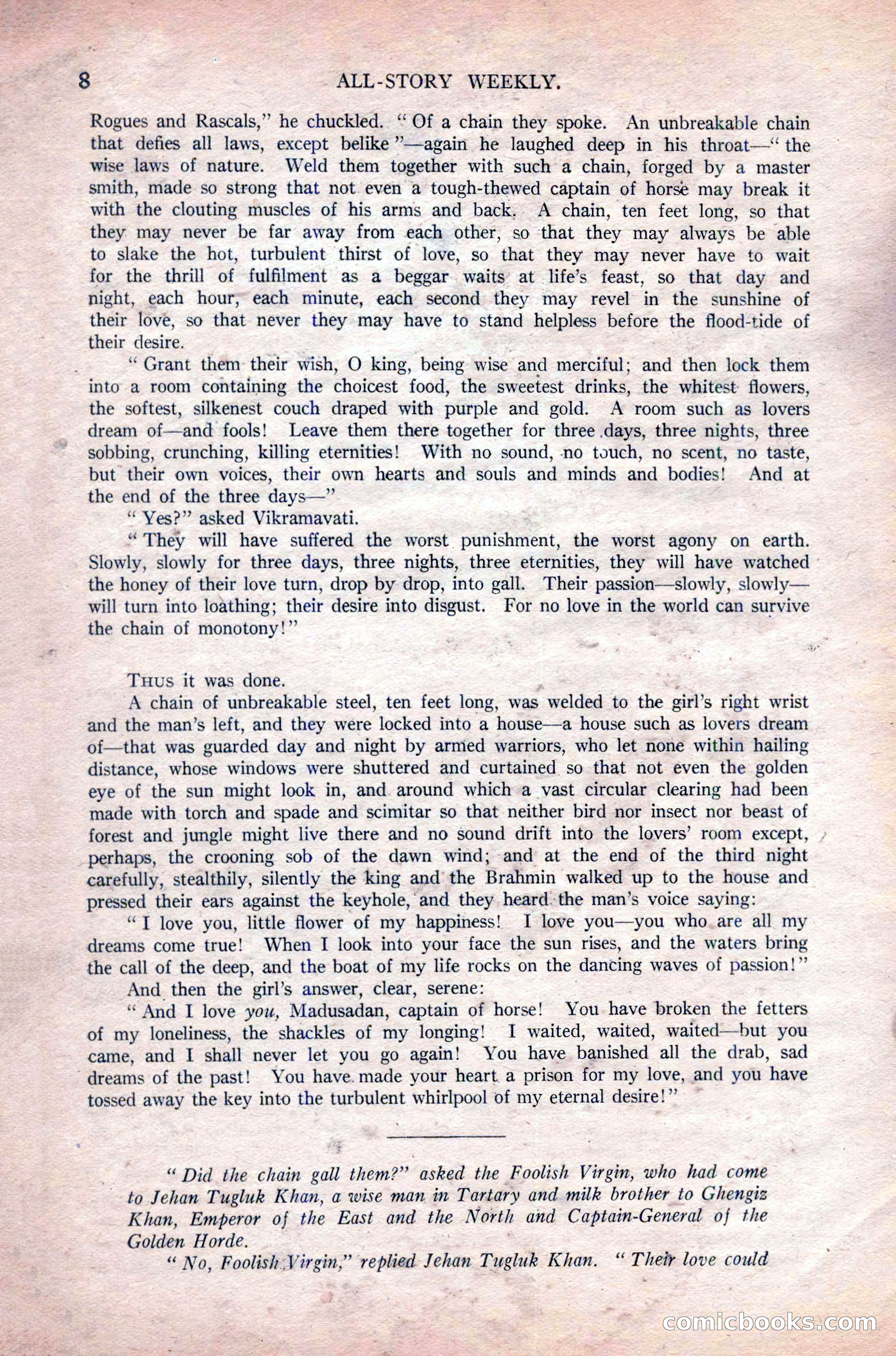 All-Story Weekly, Vol. 108 No. 1 — page 18 of 180