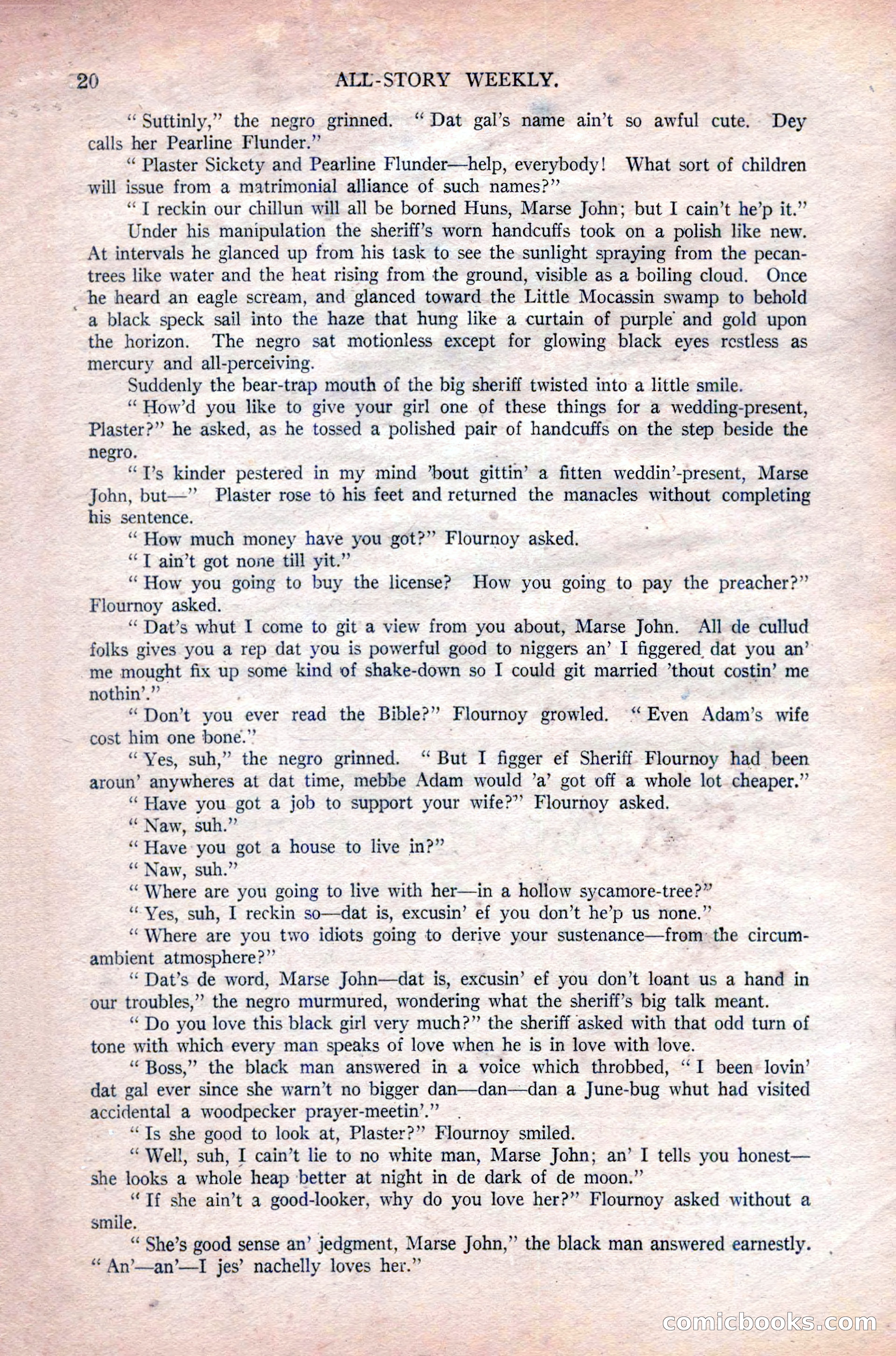 All-Story Weekly, Vol. 108 No. 1 — page 30 of 180