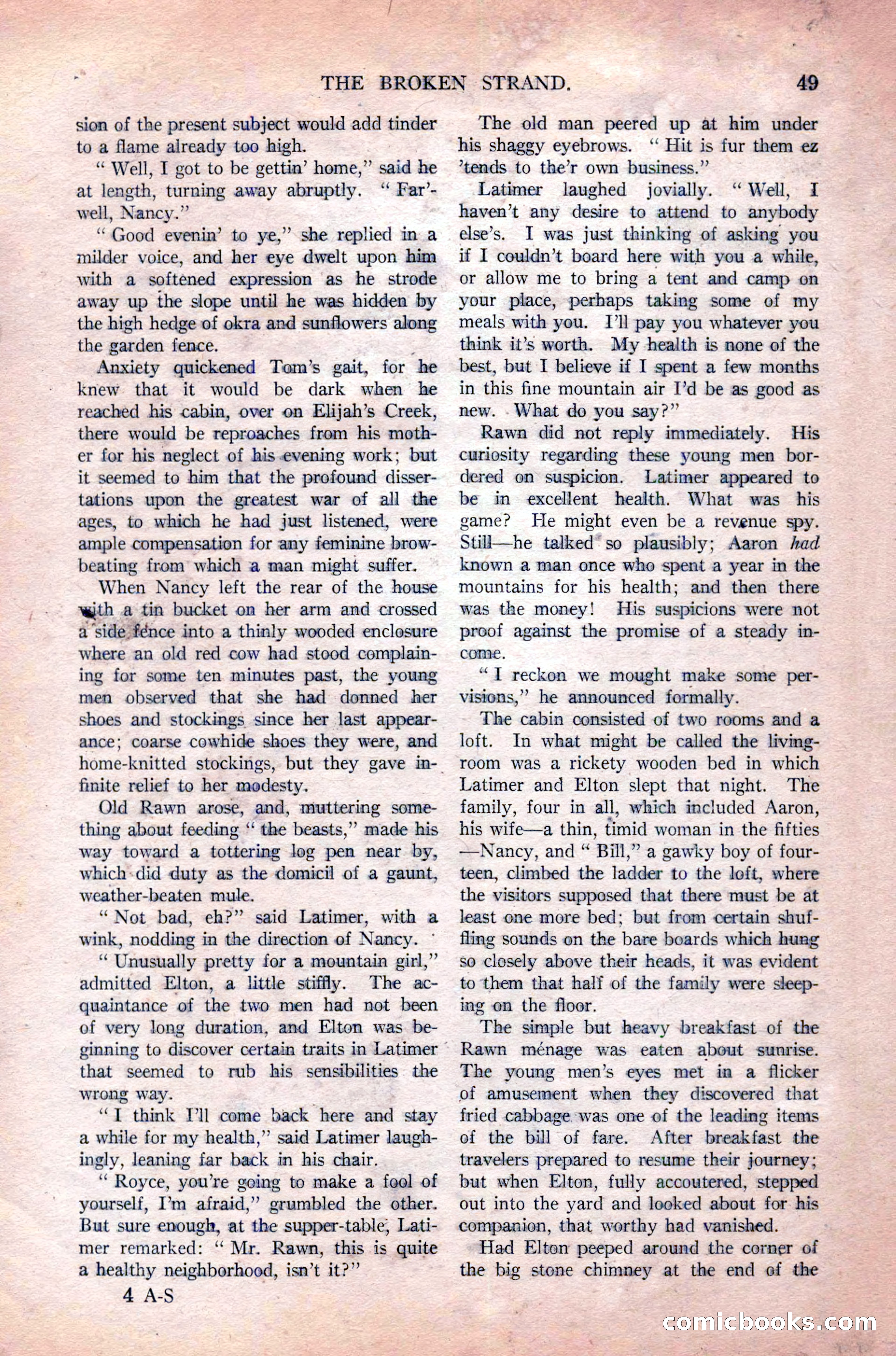 All-Story Weekly, Vol. 108 No. 1 — page 59 of 180