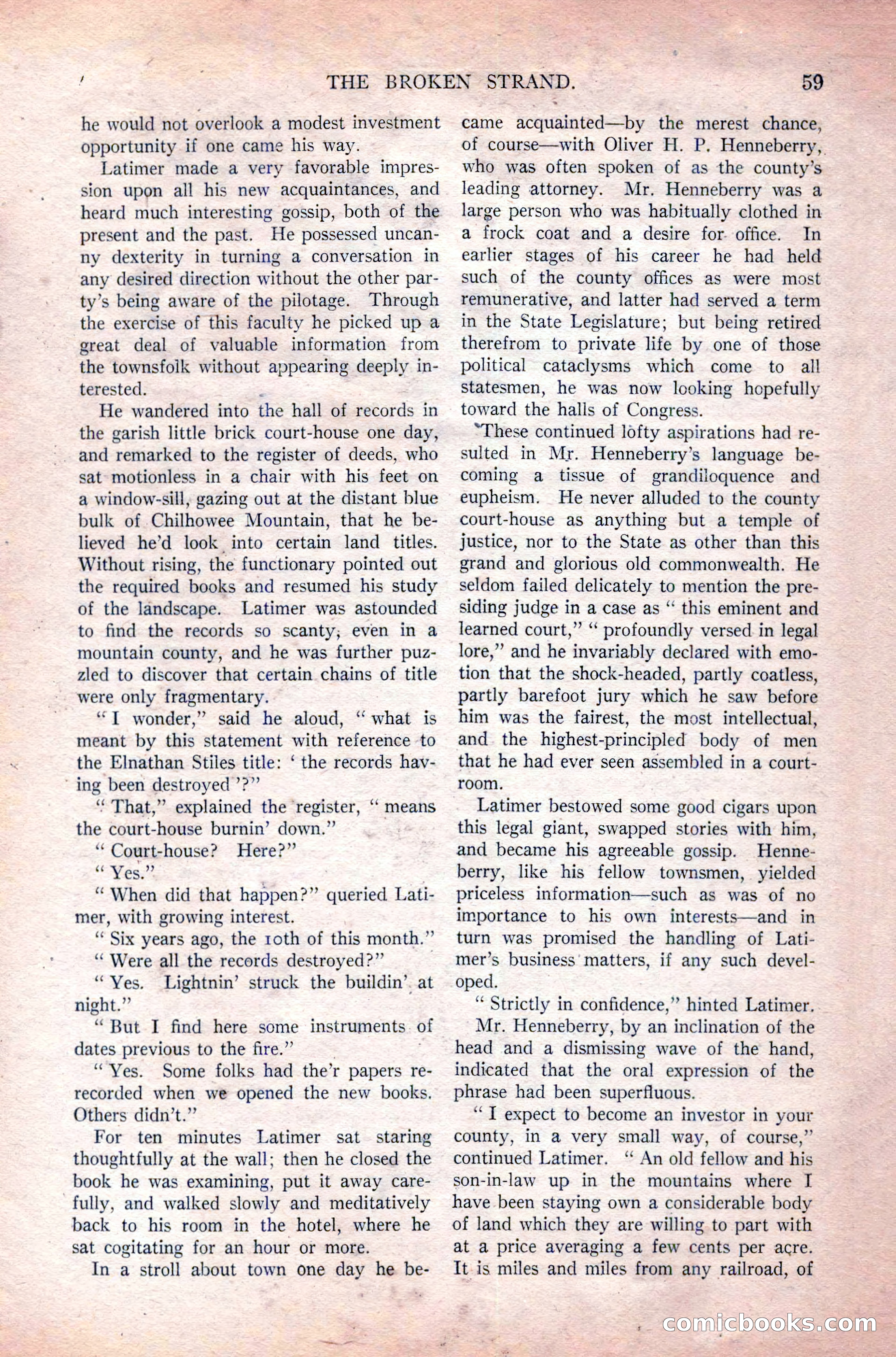 All-Story Weekly, Vol. 108 No. 1 — page 69 of 180