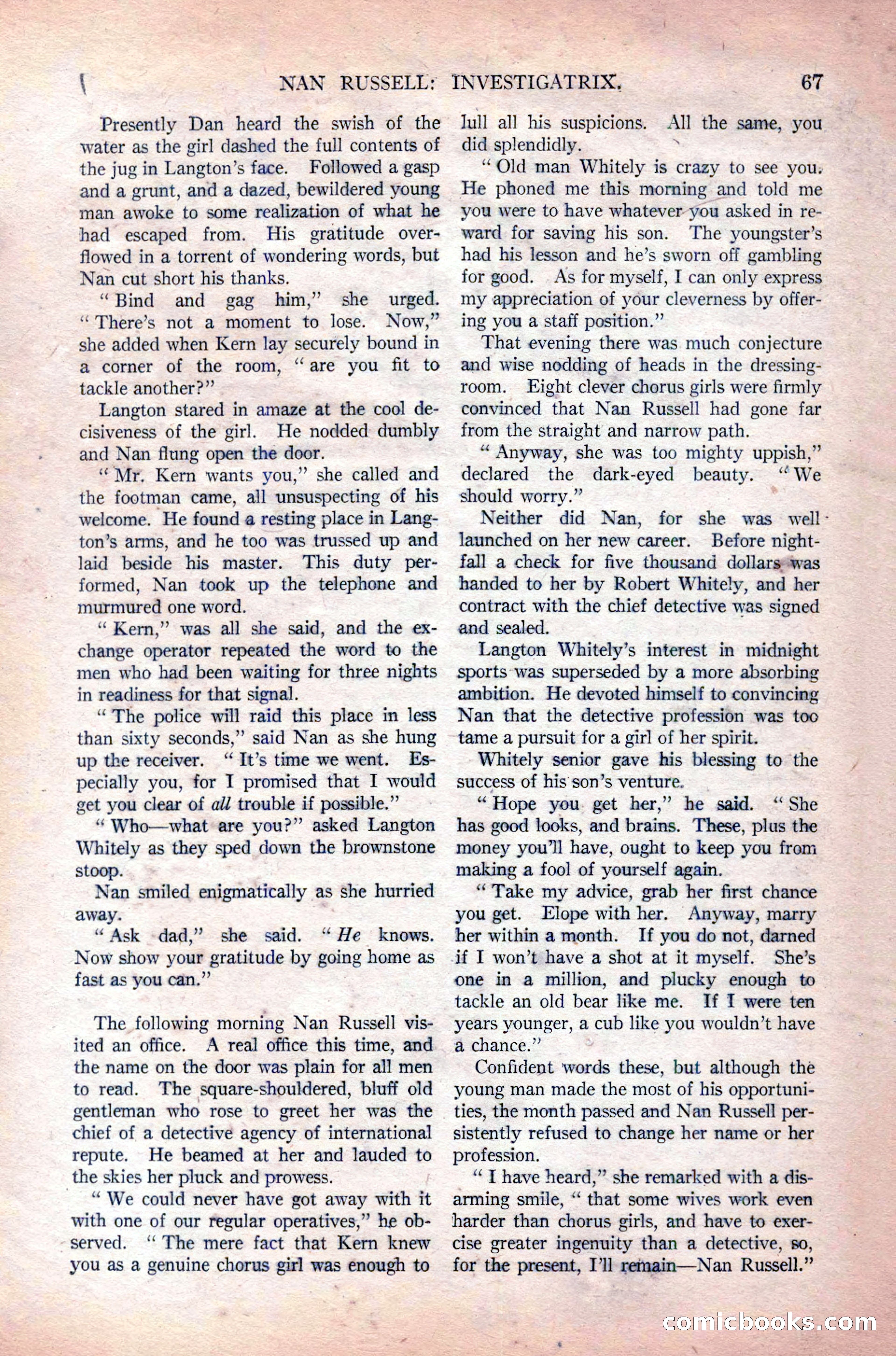 All-Story Weekly, Vol. 108 No. 1 — page 77 of 180