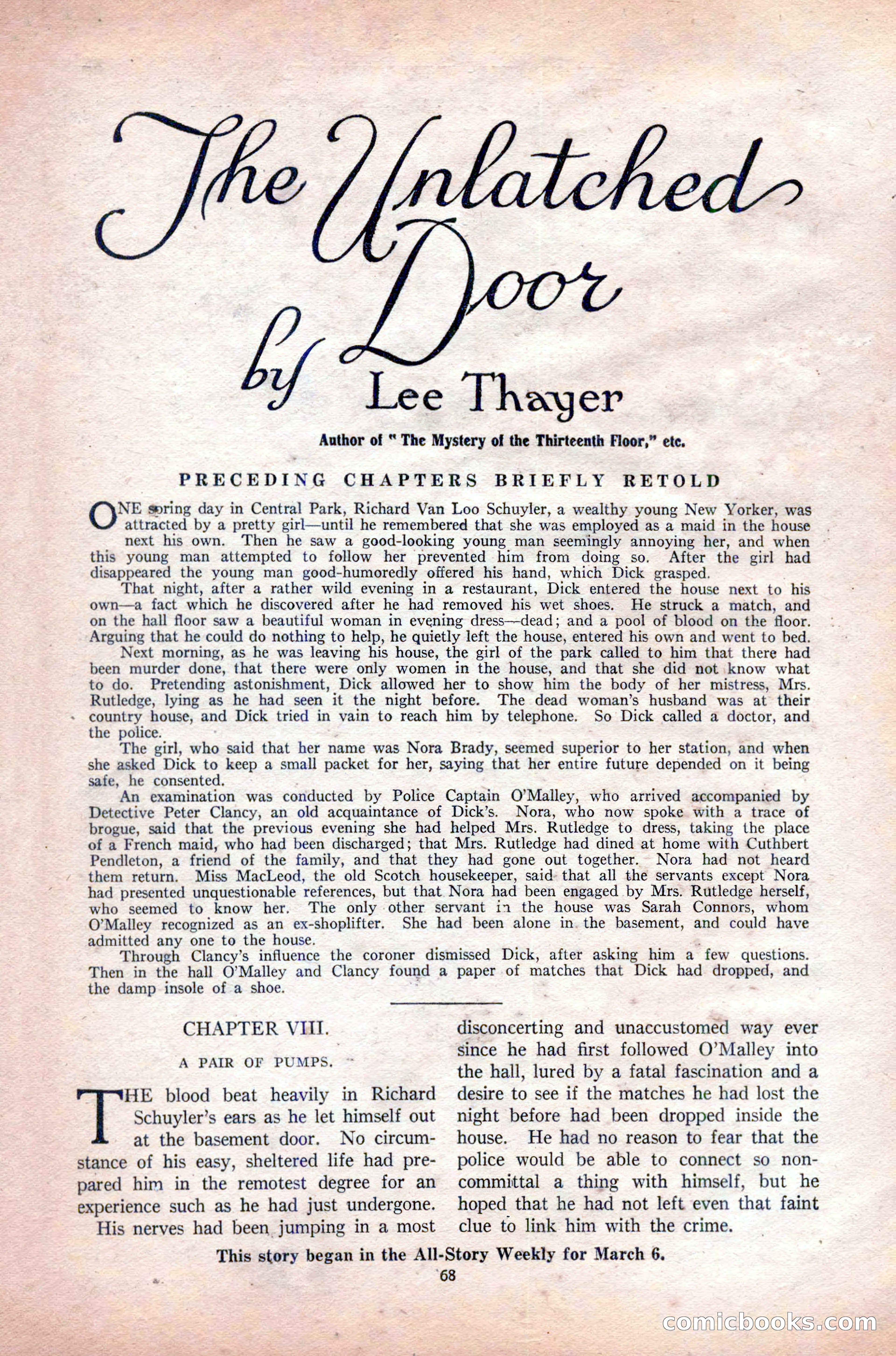 All-Story Weekly, Vol. 108 No. 1 — page 78 of 180