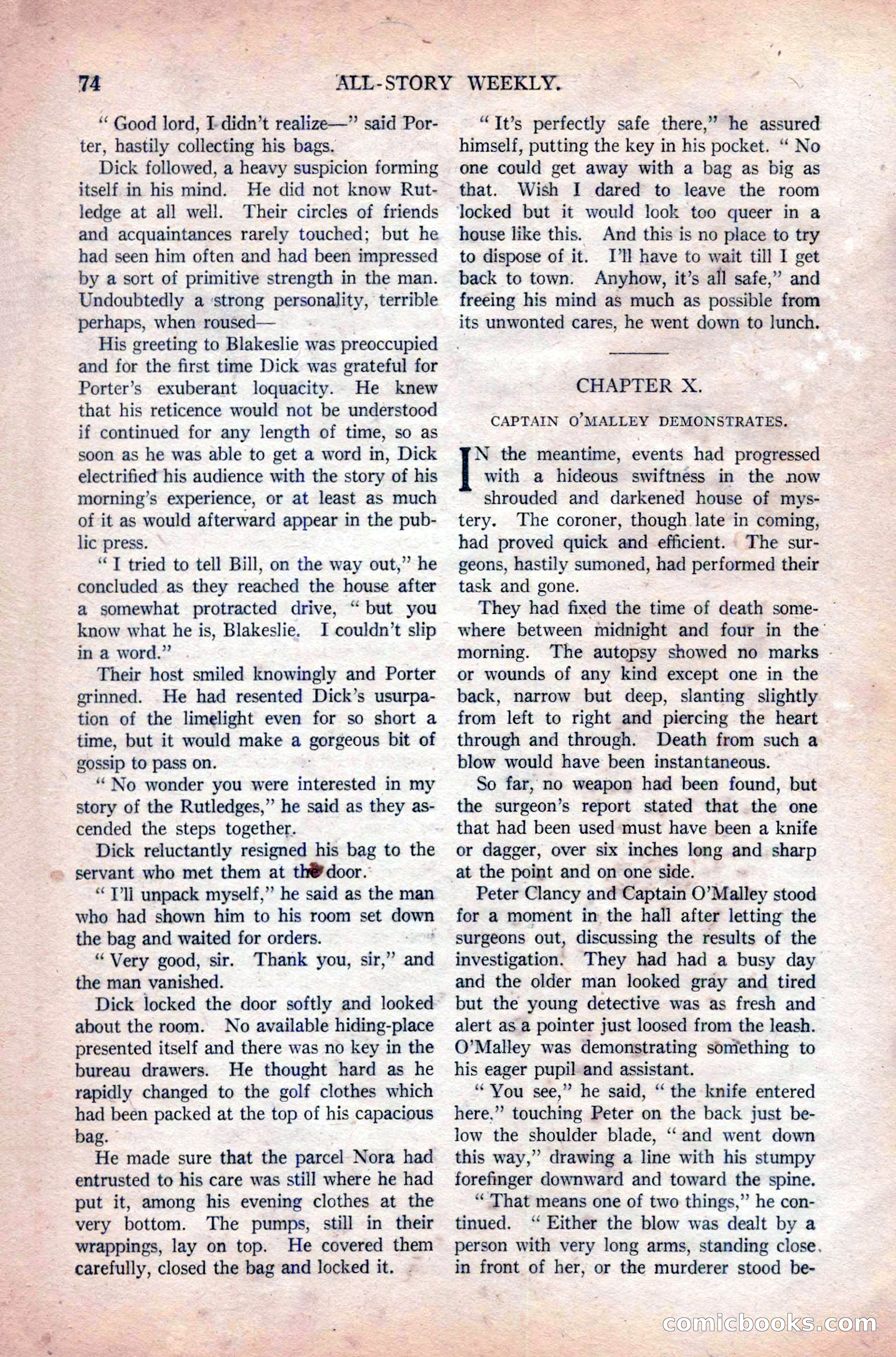 All-Story Weekly, Vol. 108 No. 1 — page 84 of 180