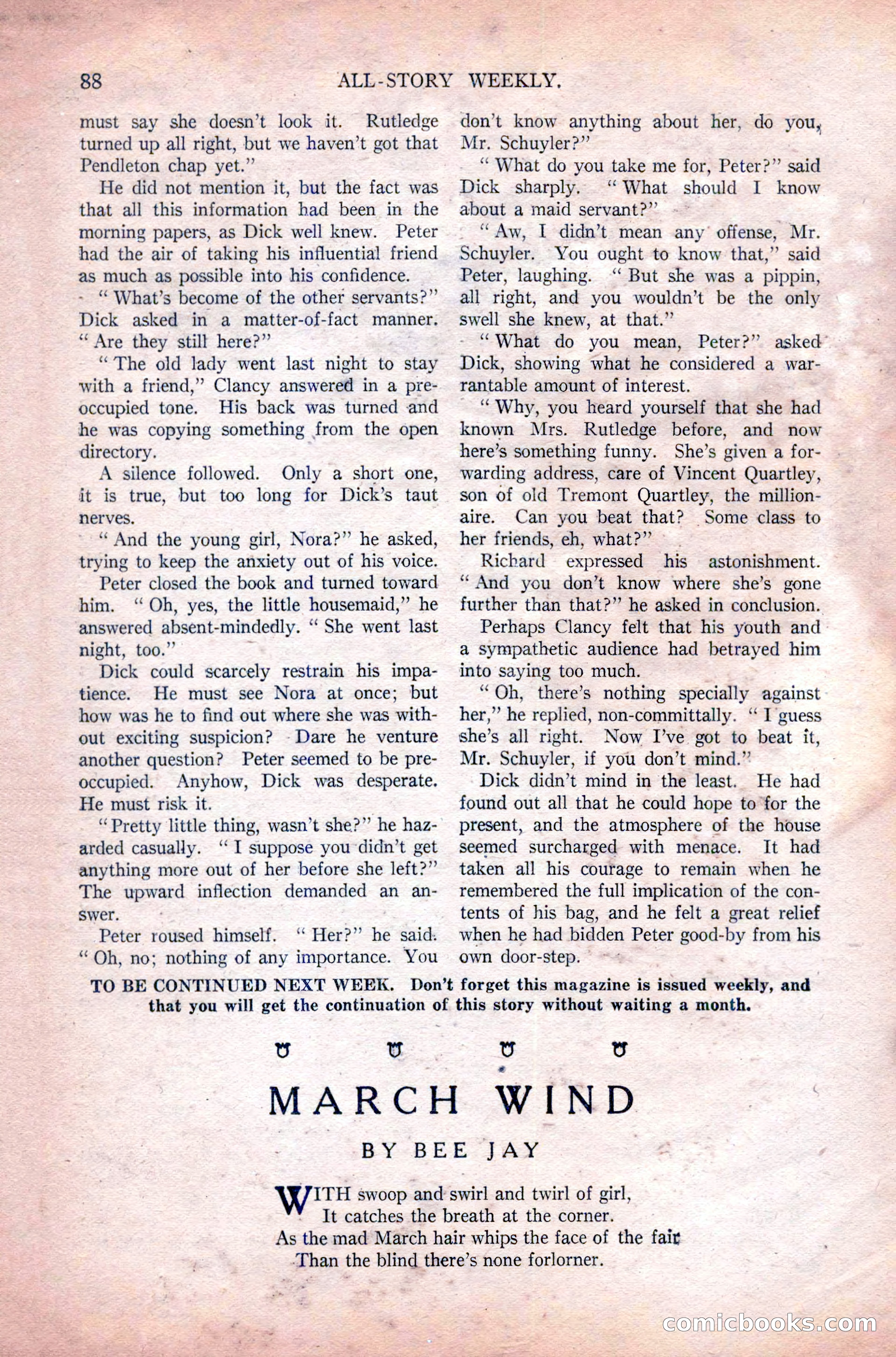 All-Story Weekly, Vol. 108 No. 1 — page 98 of 180