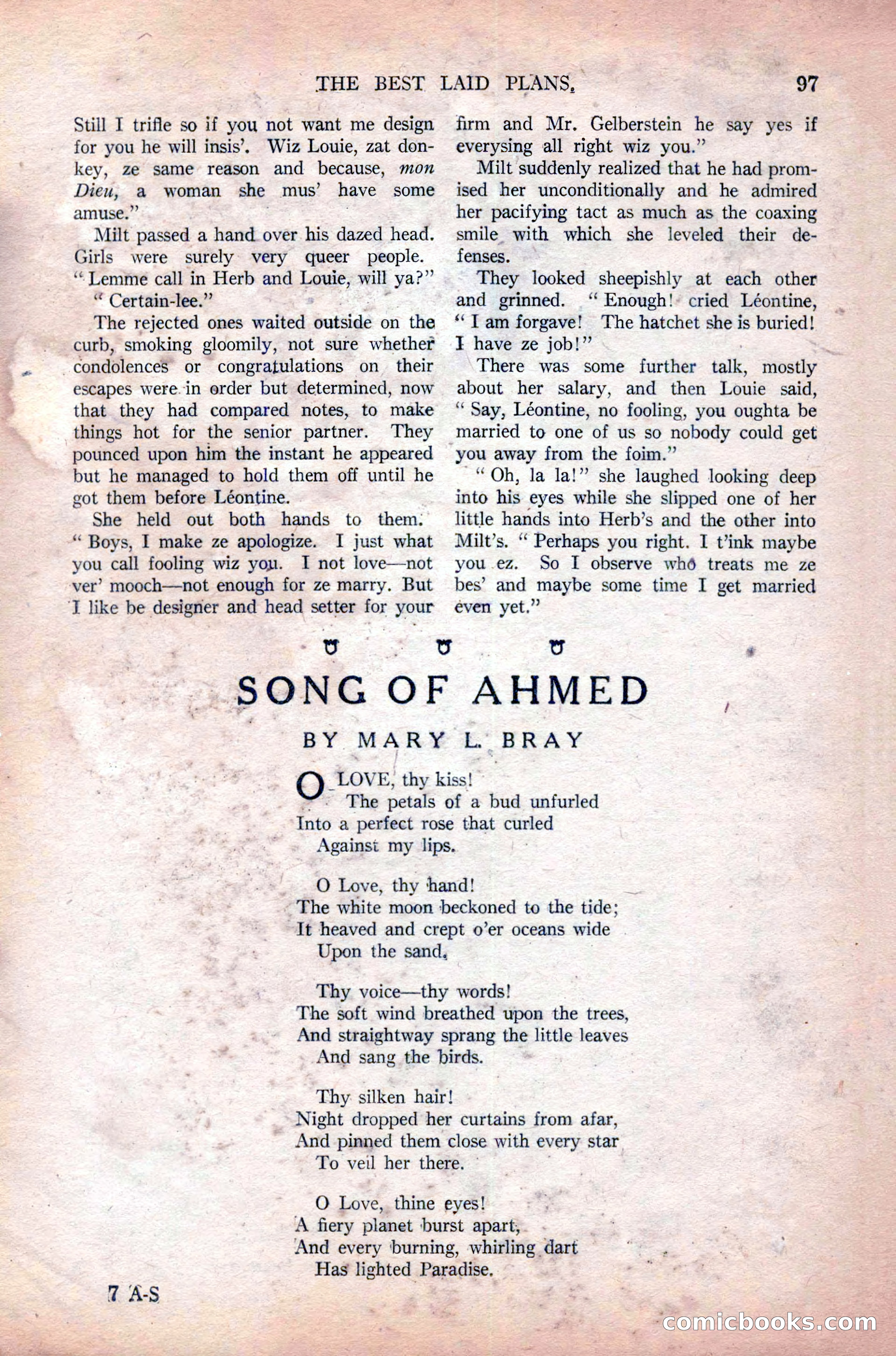 All-Story Weekly, Vol. 108 No. 1 — page 107 of 180