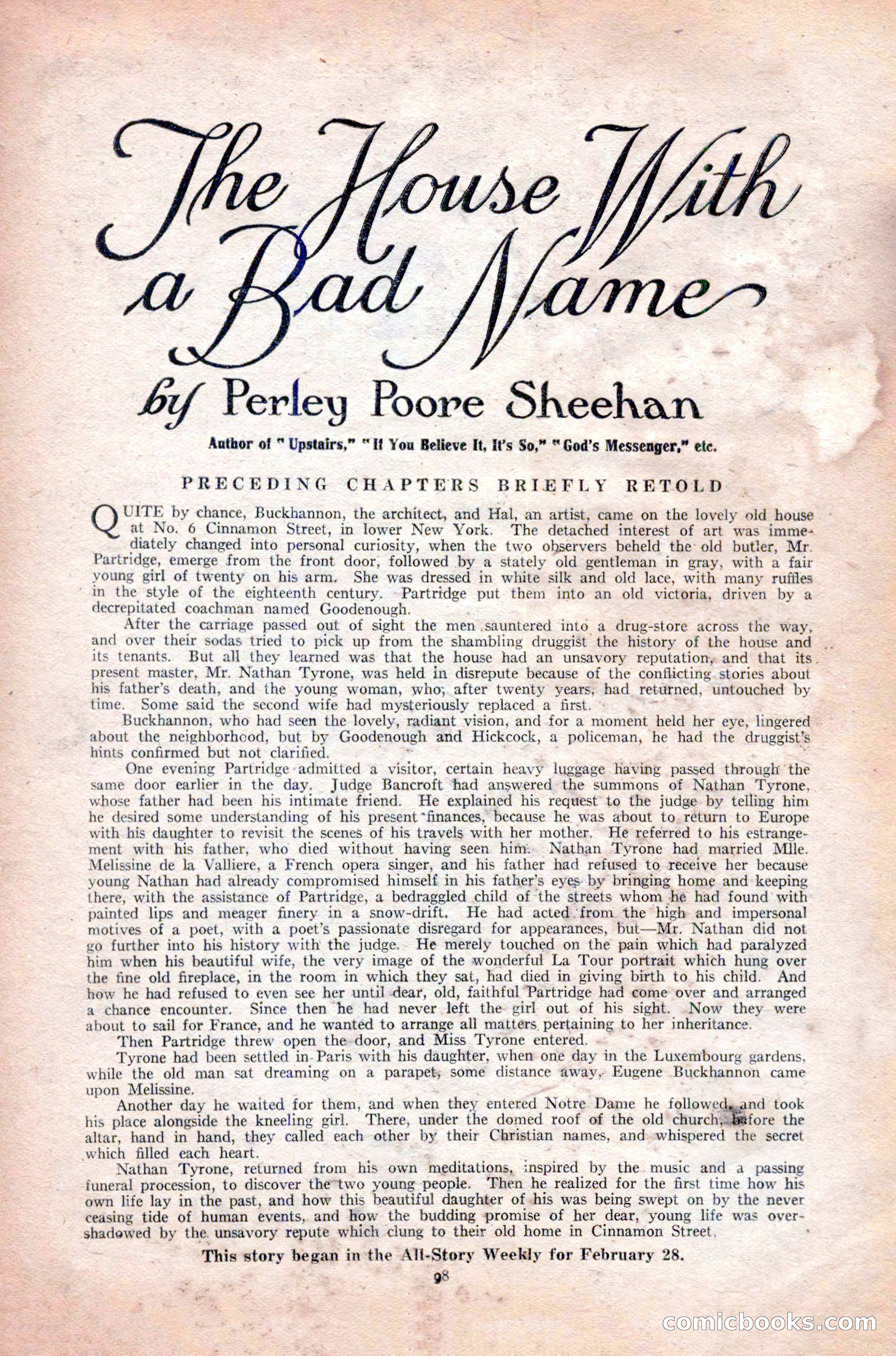 All-Story Weekly, Vol. 108 No. 1 — page 108 of 180