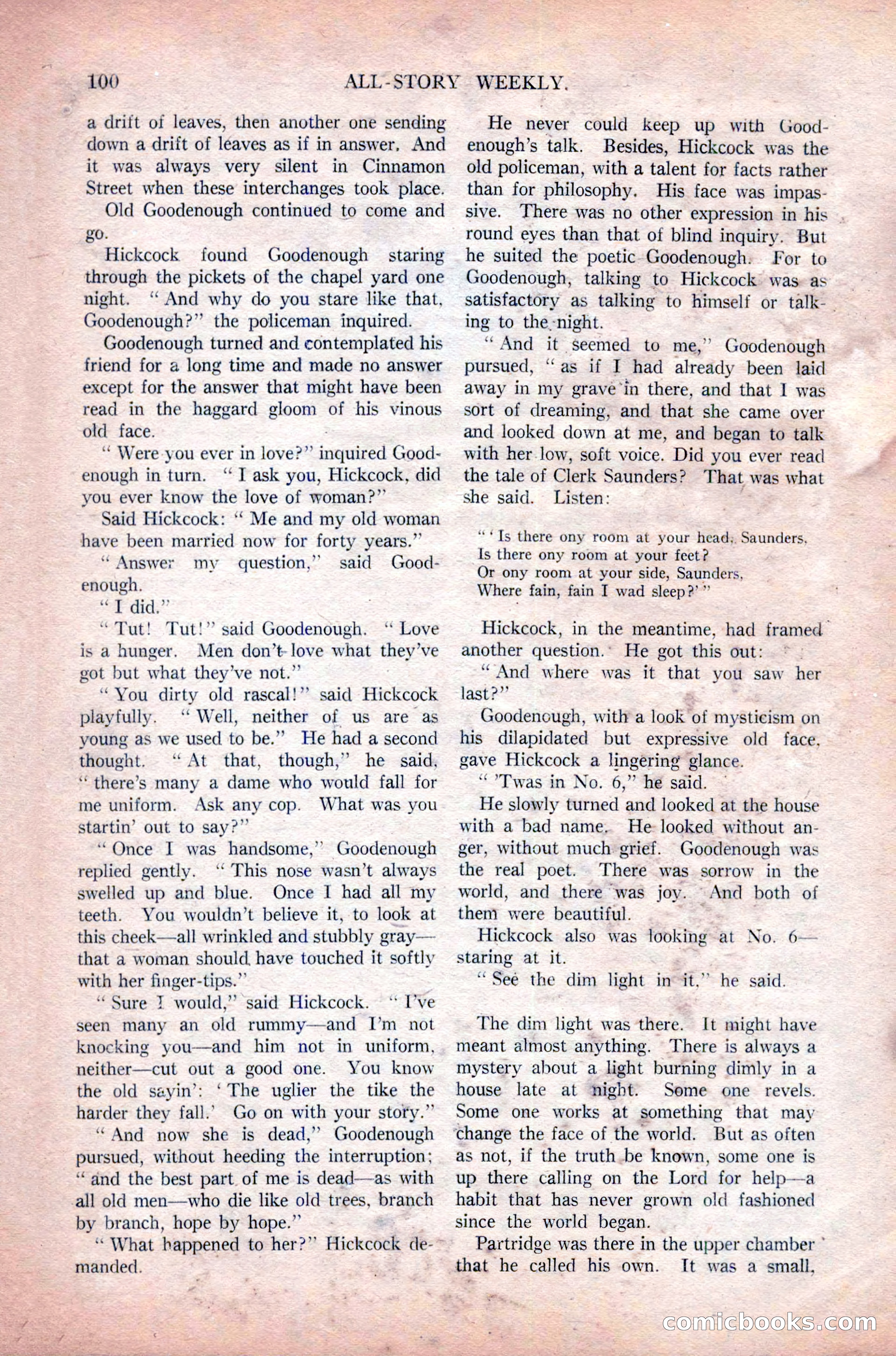 All-Story Weekly, Vol. 108 No. 1 — page 110 of 180