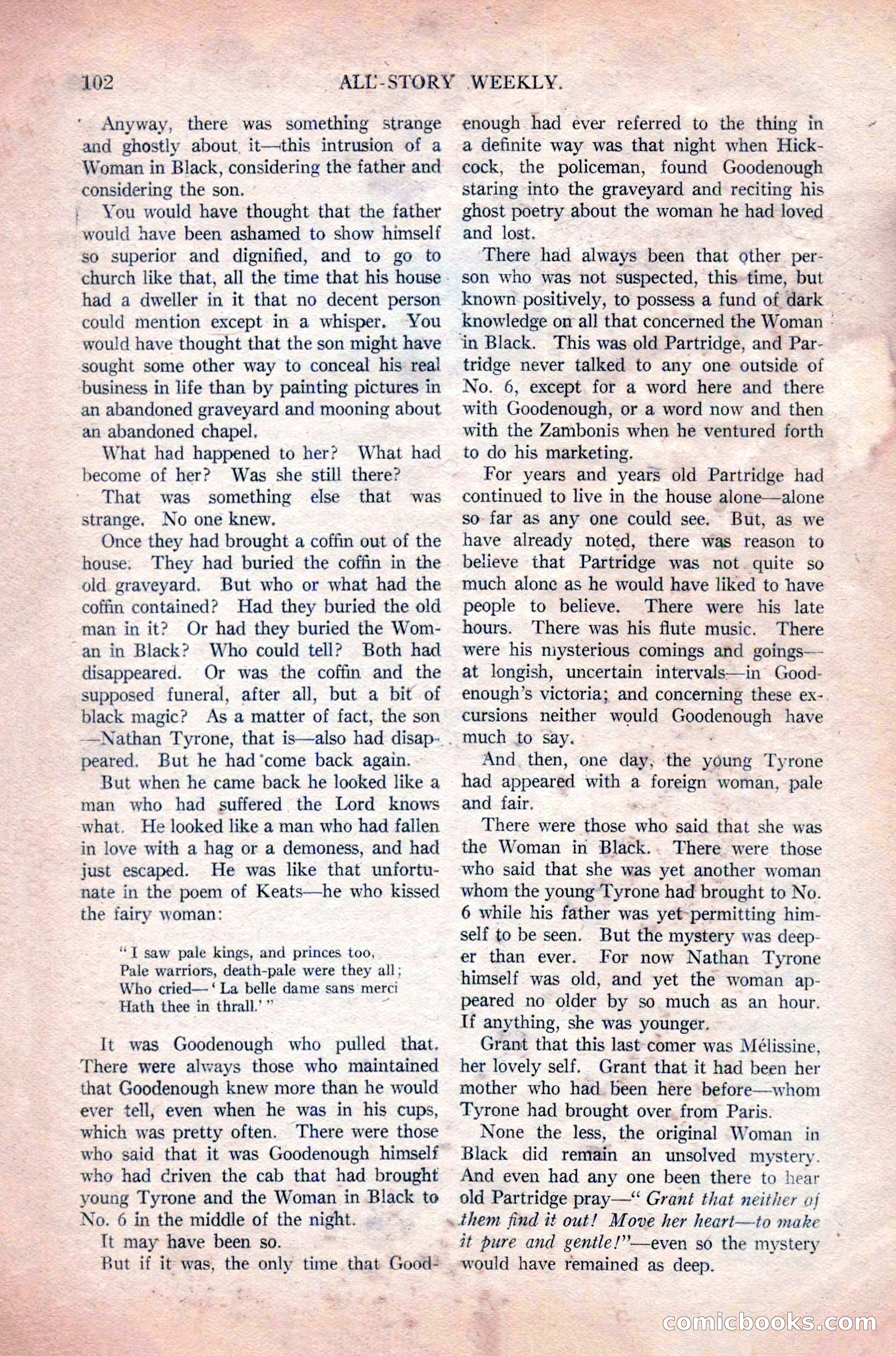 All-Story Weekly, Vol. 108 No. 1 — page 112 of 180