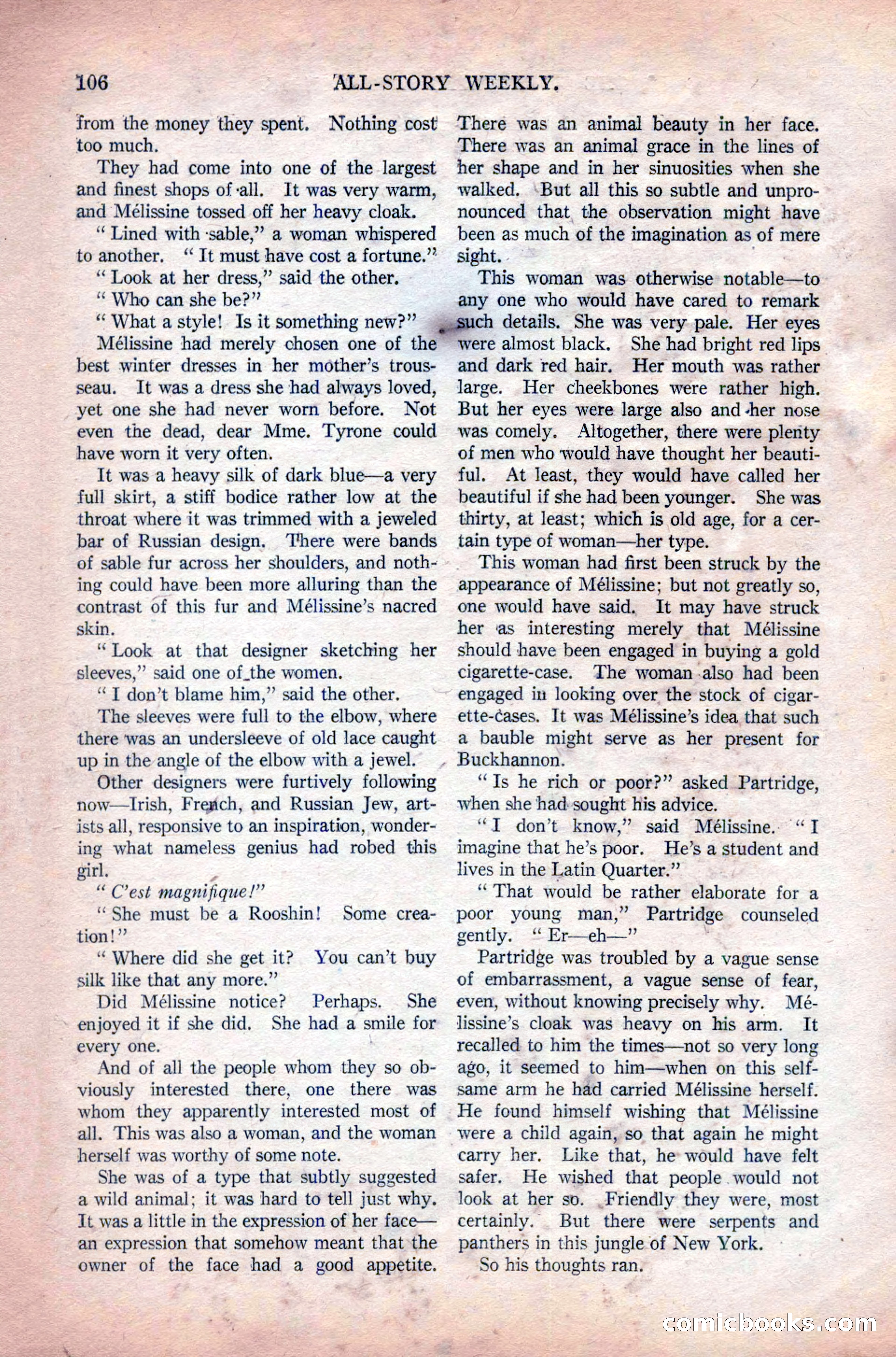 All-Story Weekly, Vol. 108 No. 1 — page 116 of 180