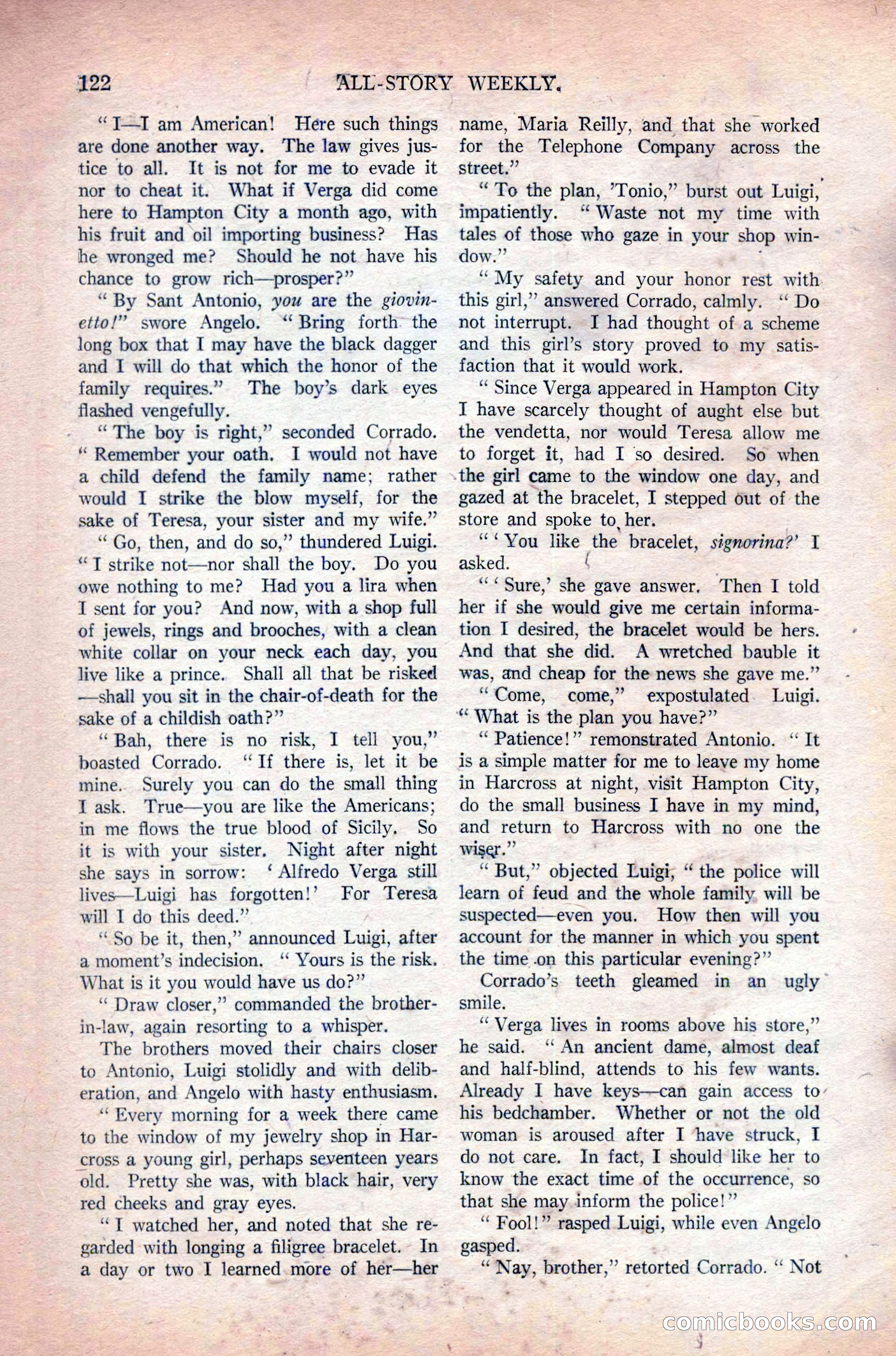 All-Story Weekly, Vol. 108 No. 1 — page 132 of 180