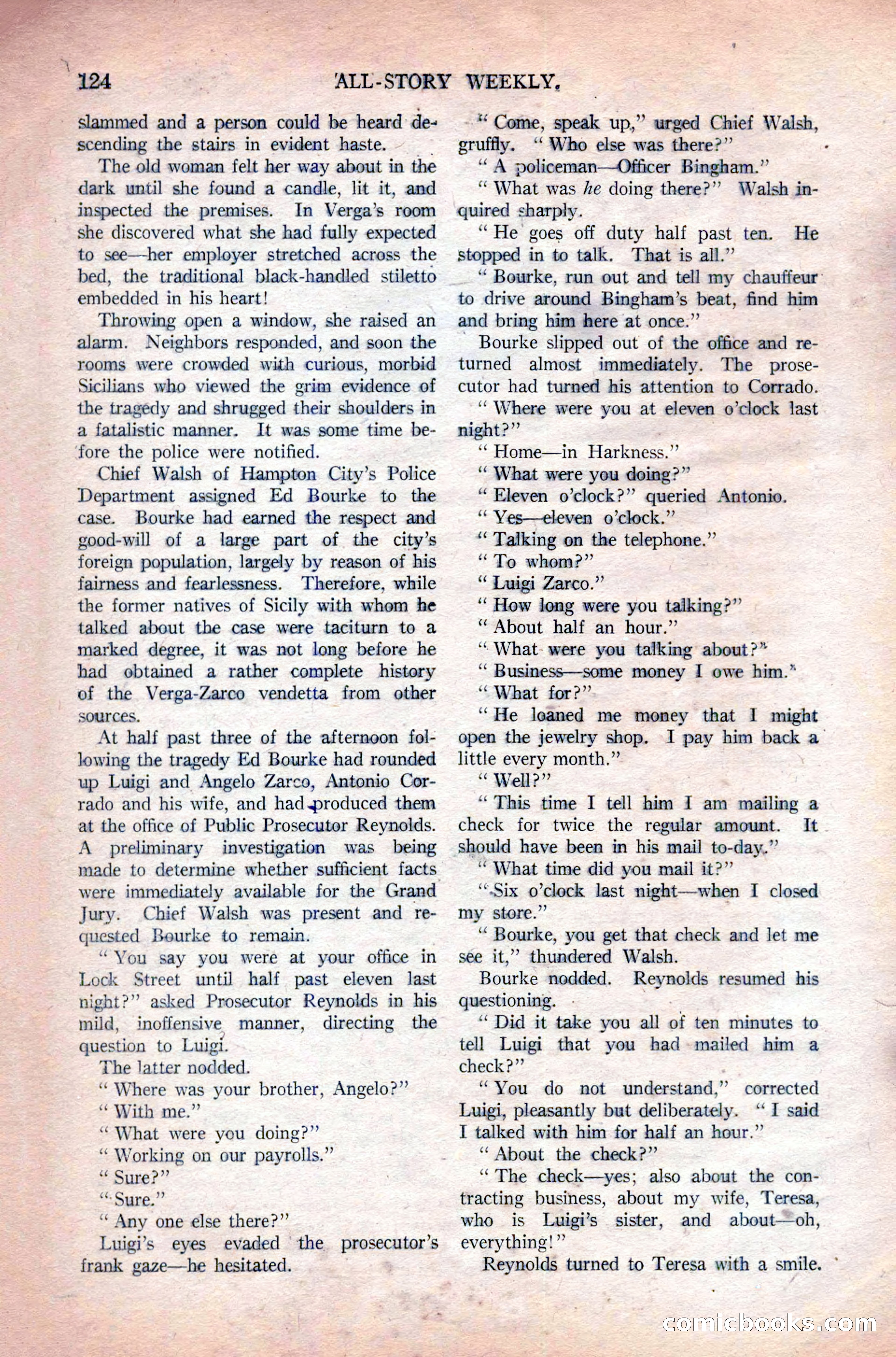 All-Story Weekly, Vol. 108 No. 1 — page 134 of 180