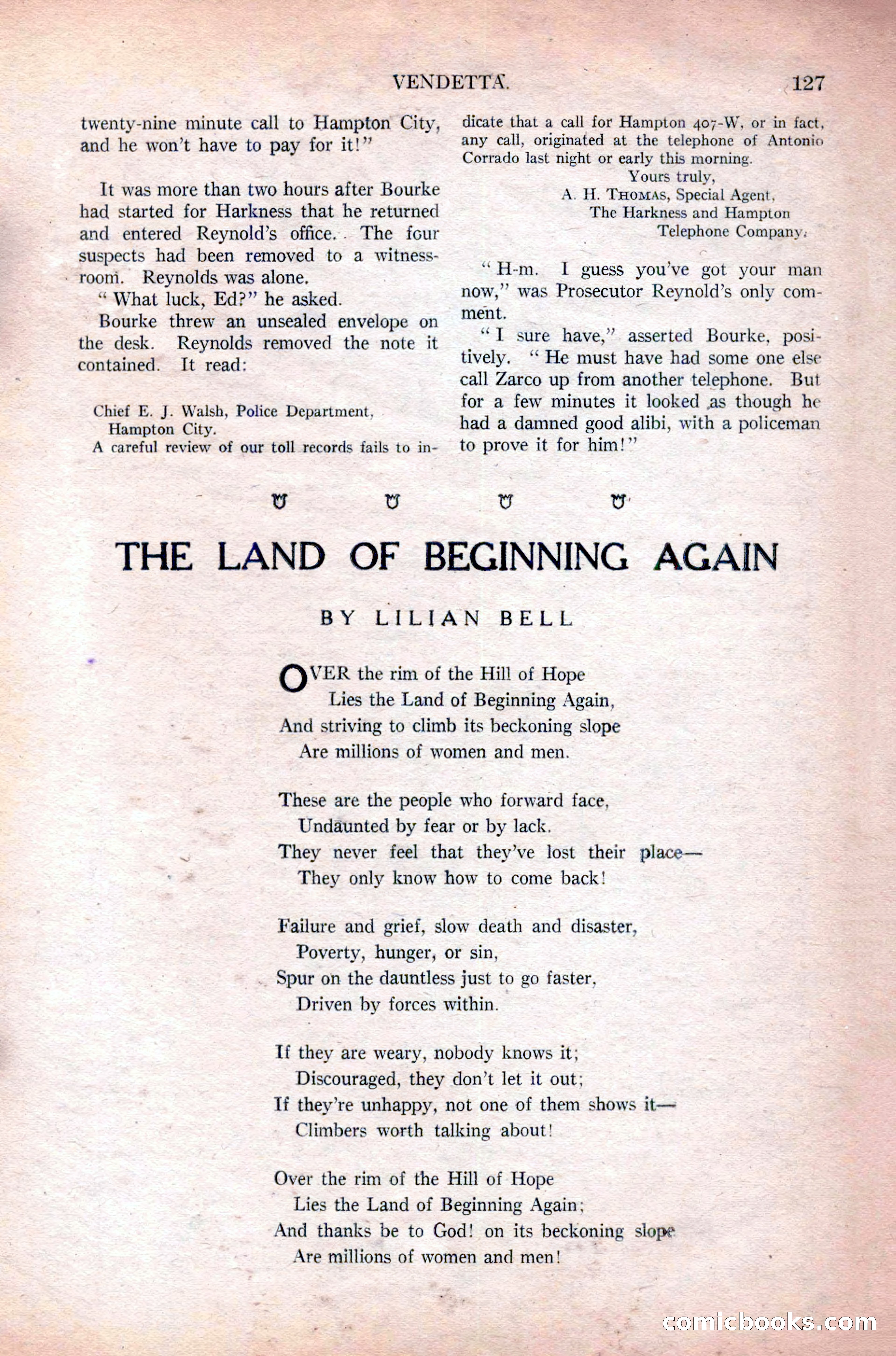 All-Story Weekly, Vol. 108 No. 1 — page 137 of 180