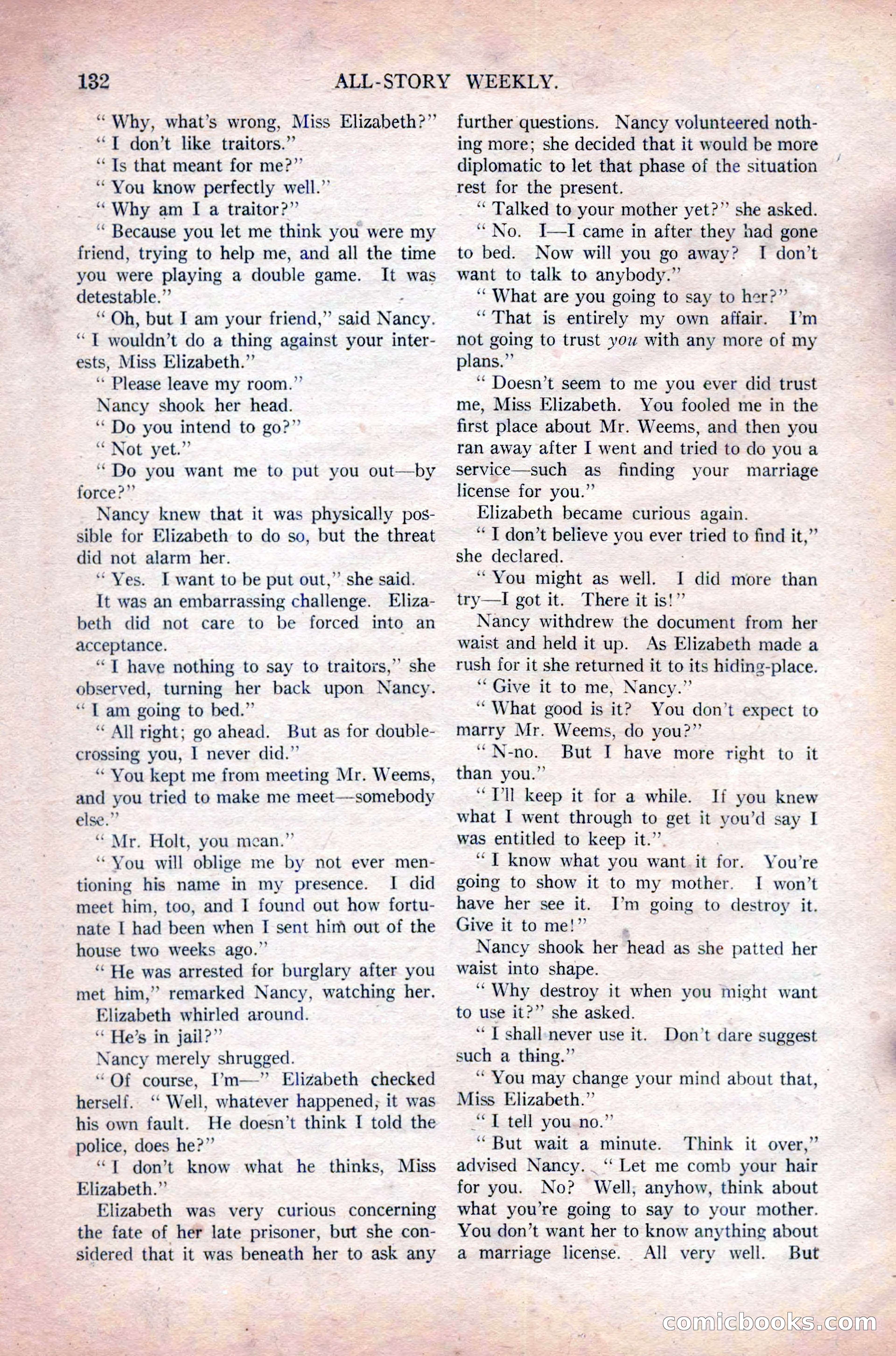 All-Story Weekly, Vol. 108 No. 1 — page 142 of 180
