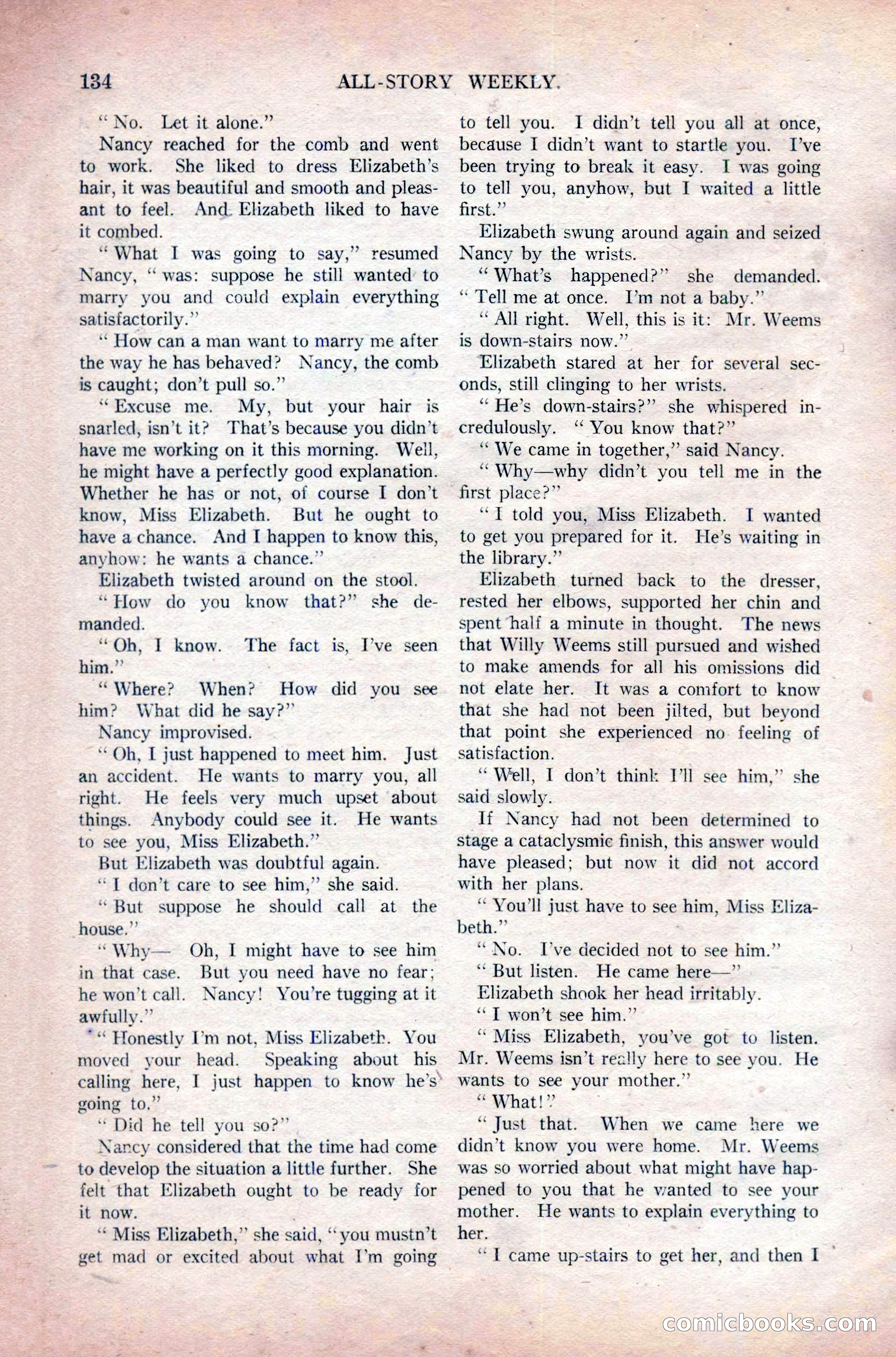 All-Story Weekly, Vol. 108 No. 1 — page 144 of 180