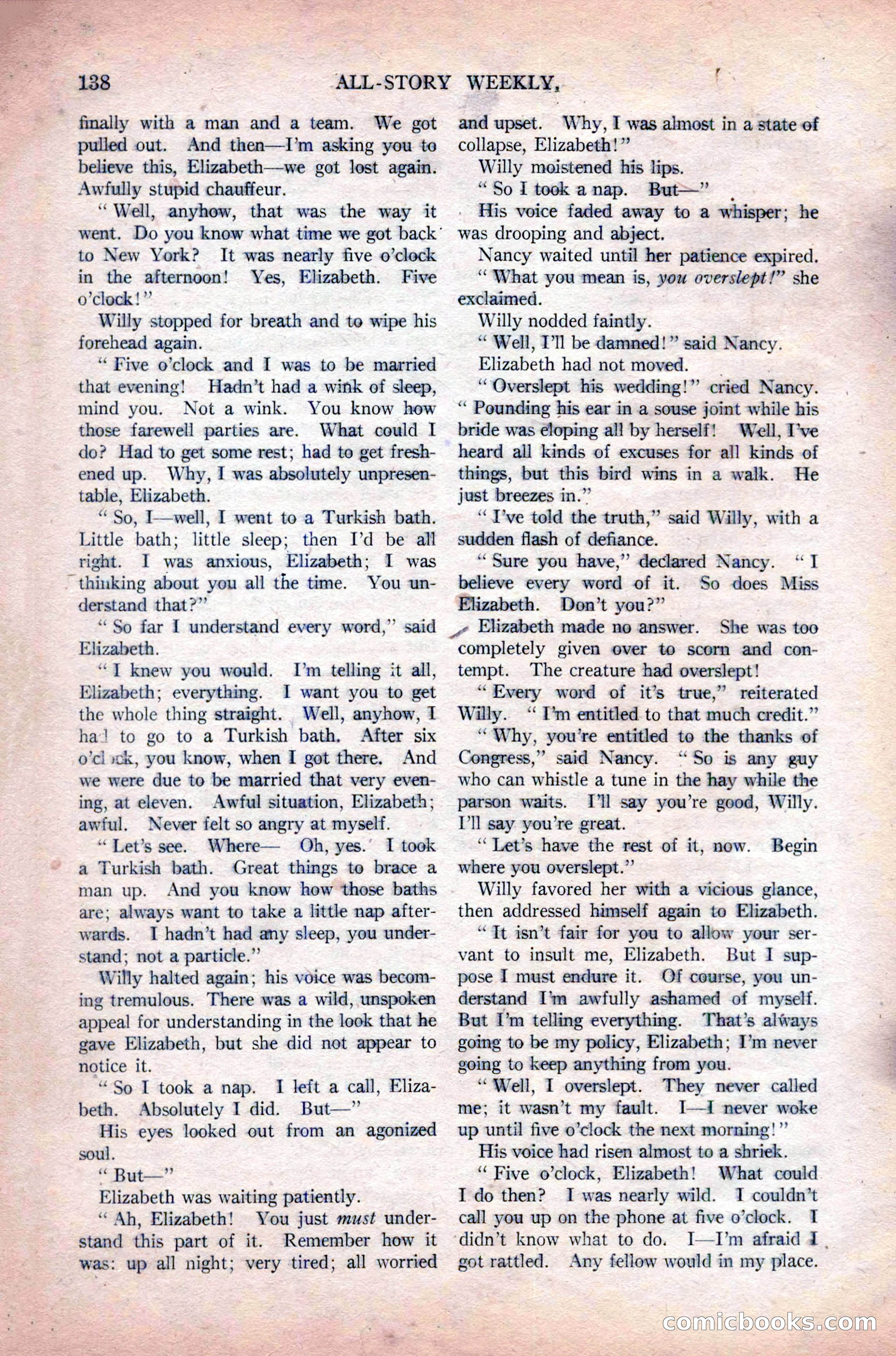 All-Story Weekly, Vol. 108 No. 1 — page 148 of 180