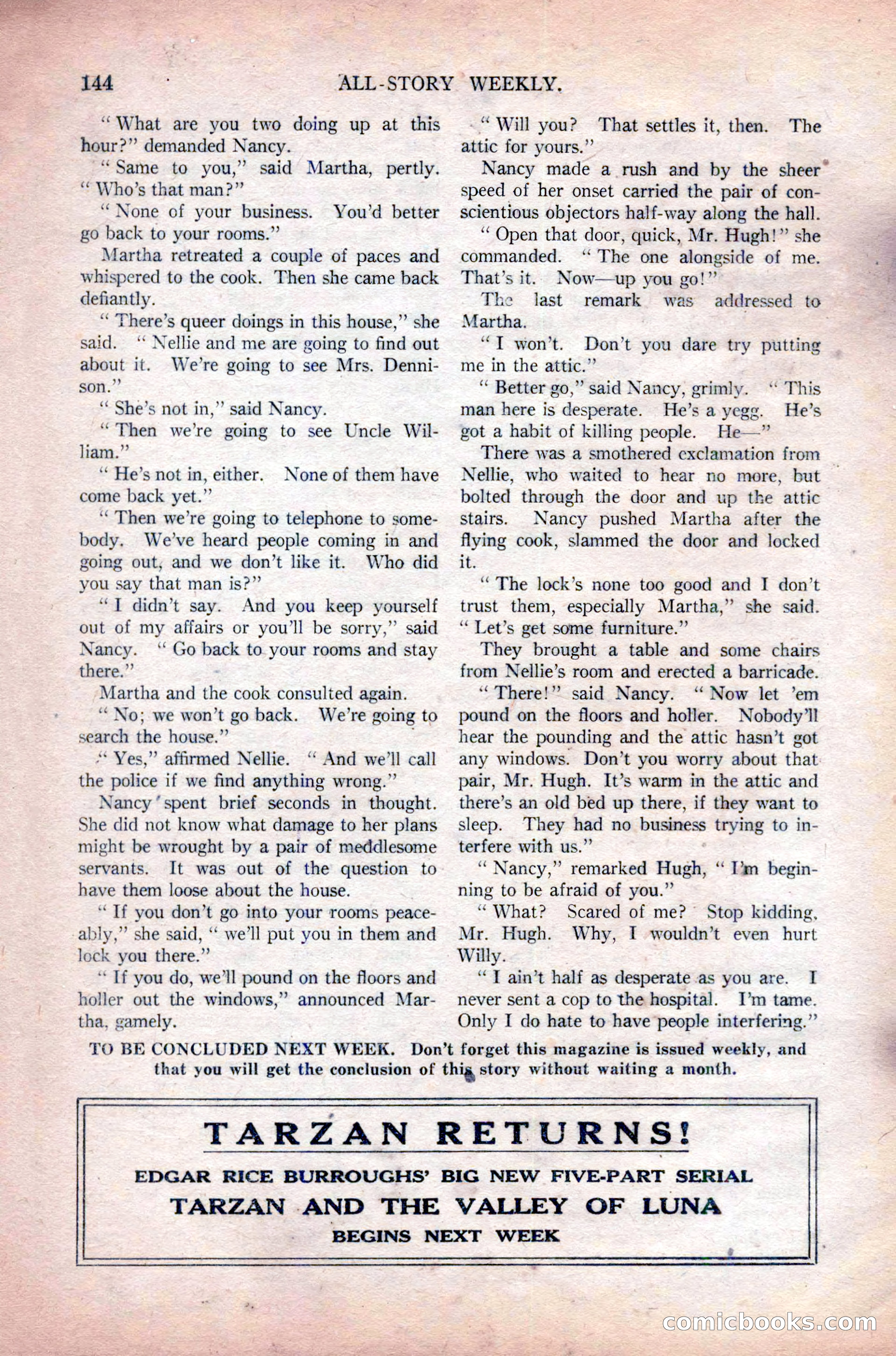 All-Story Weekly, Vol. 108 No. 1 — page 154 of 180