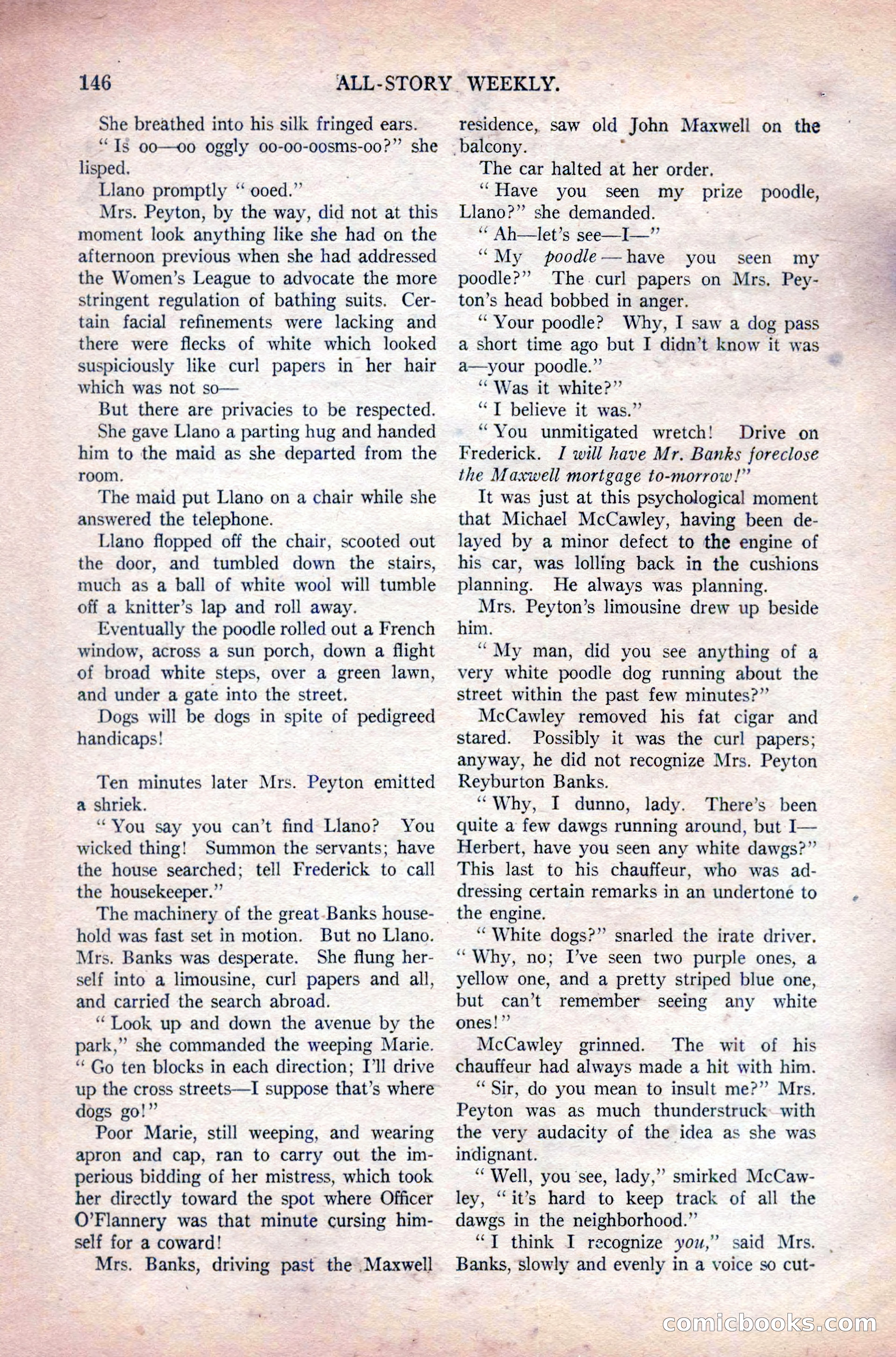 All-Story Weekly, Vol. 108 No. 1 — page 156 of 180