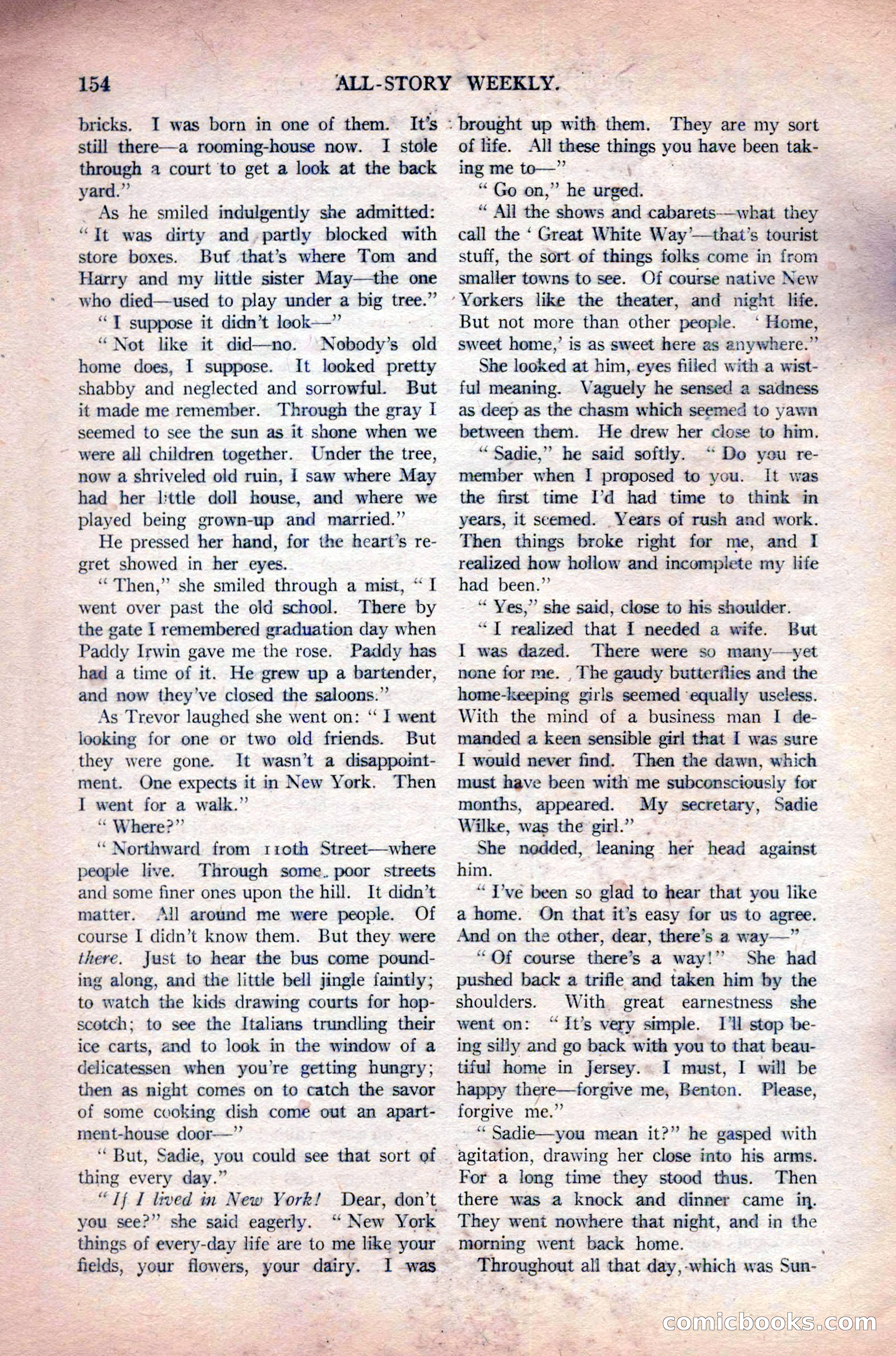 All-Story Weekly, Vol. 108 No. 1 — page 164 of 180