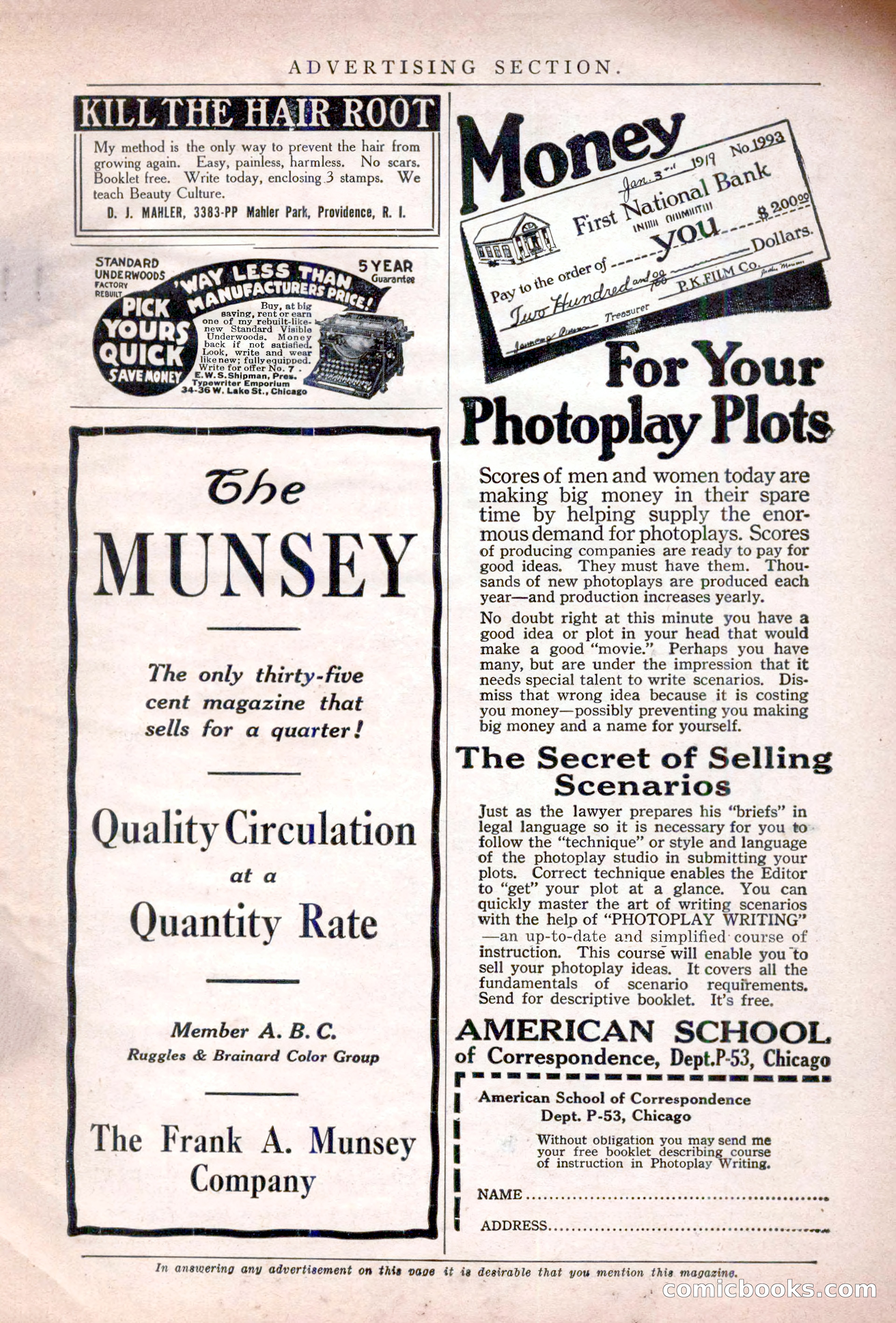 All-Story Weekly, Vol. 108 No. 1 — page 175 of 180
