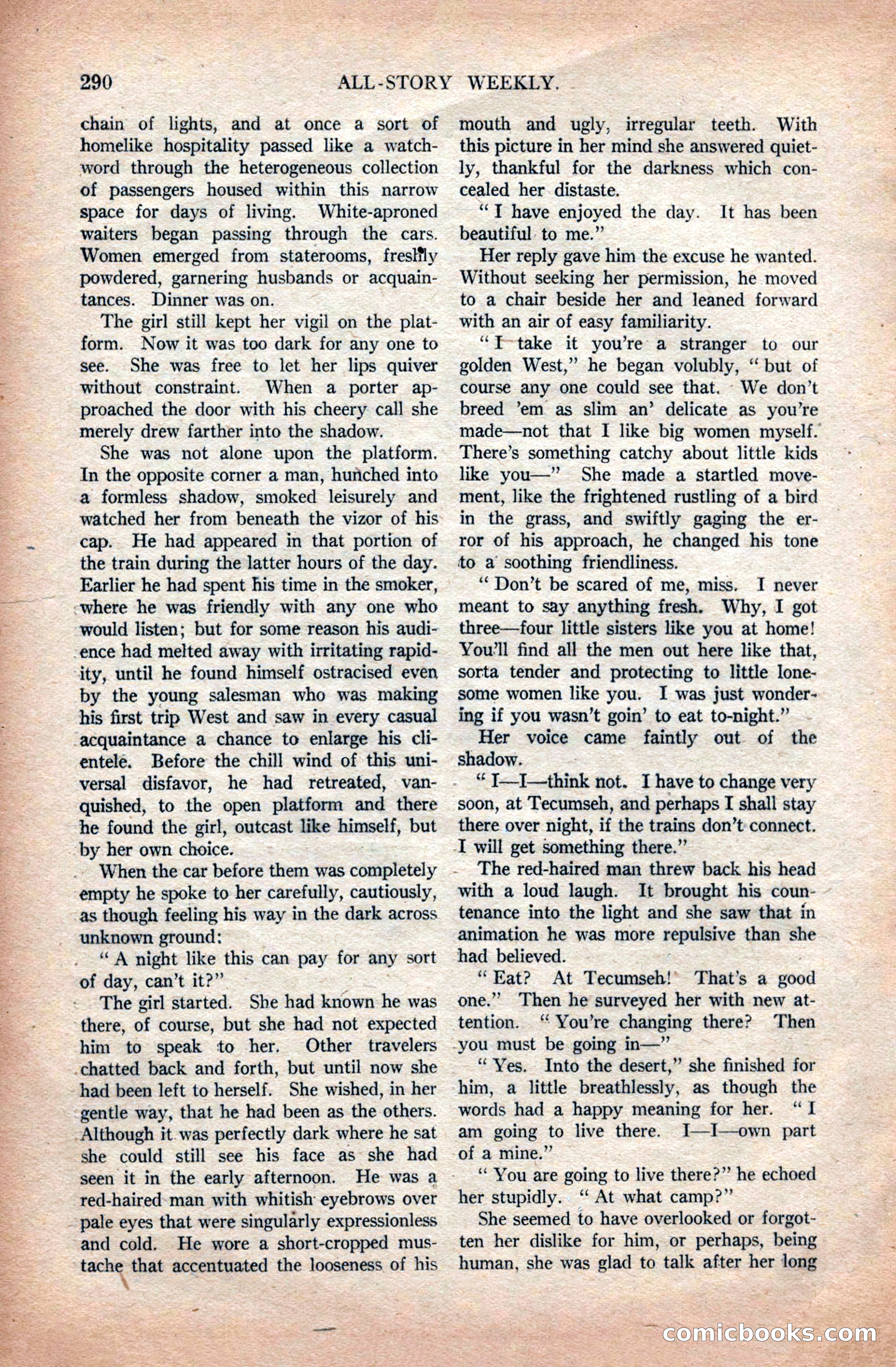 All-Story Weekly, April 24, 1920 — page 12 of 158