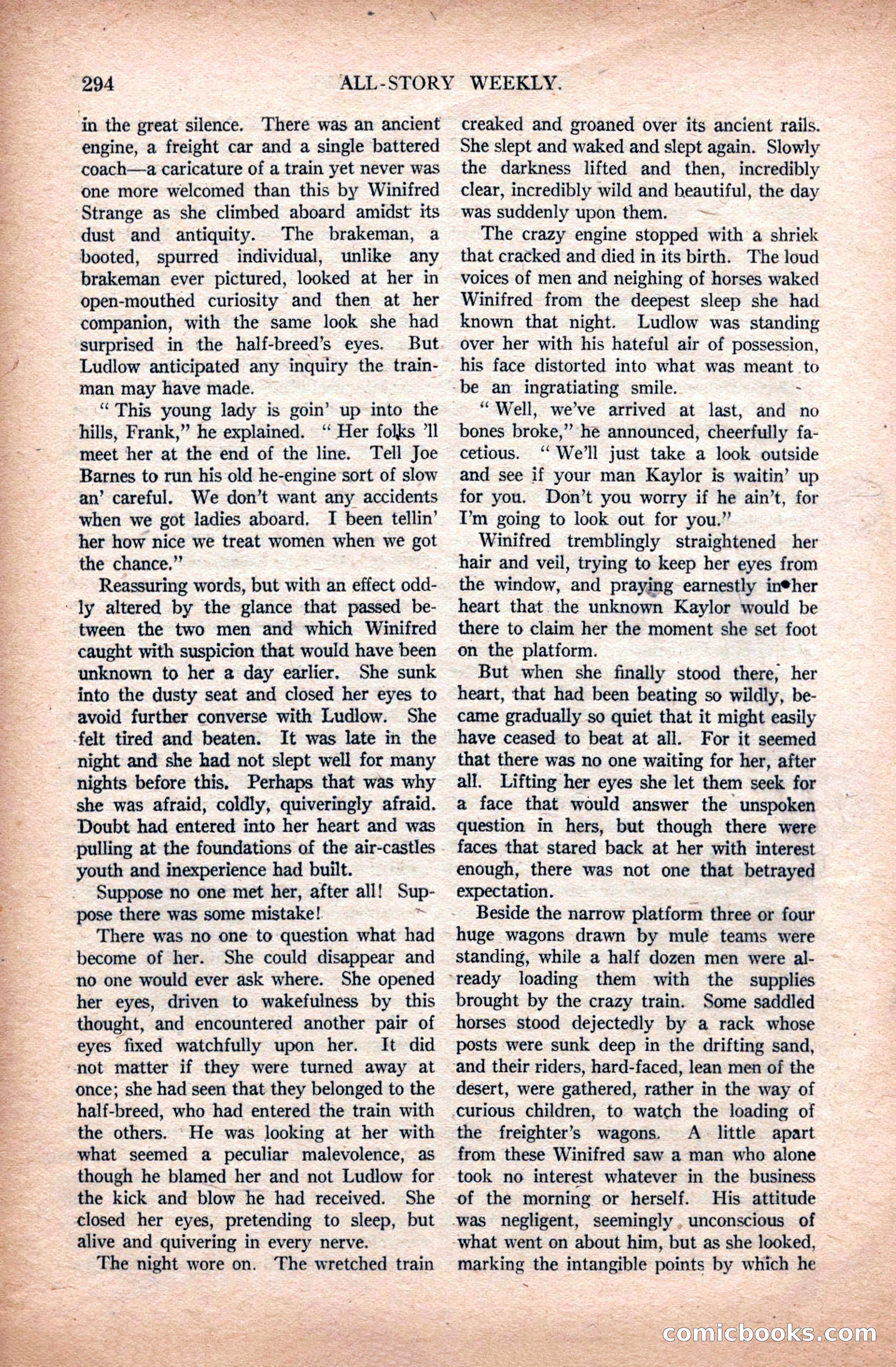 All-Story Weekly, April 24, 1920 — page 16 of 158